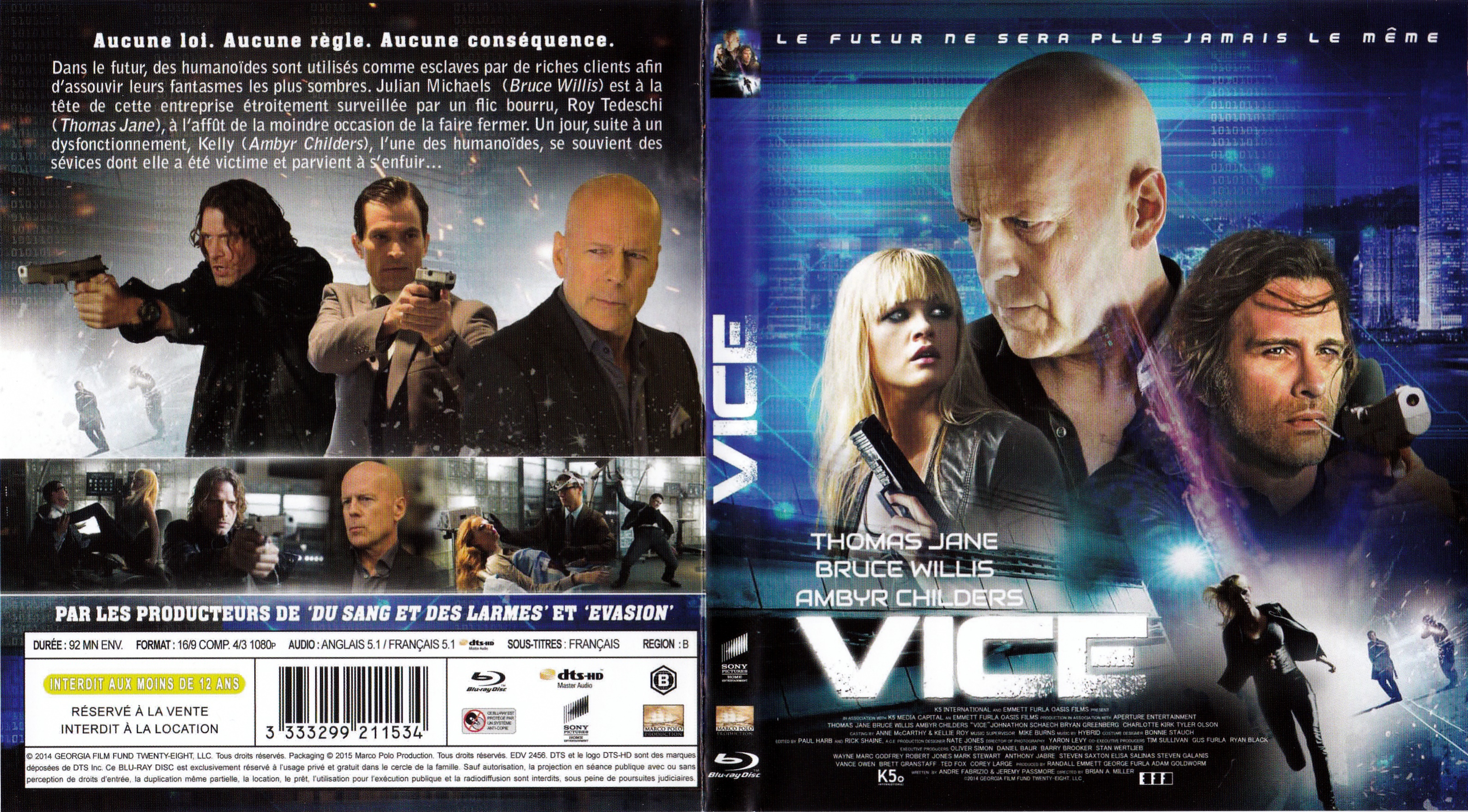 Jaquette DVD Vice 2014 (BLU-RAY)