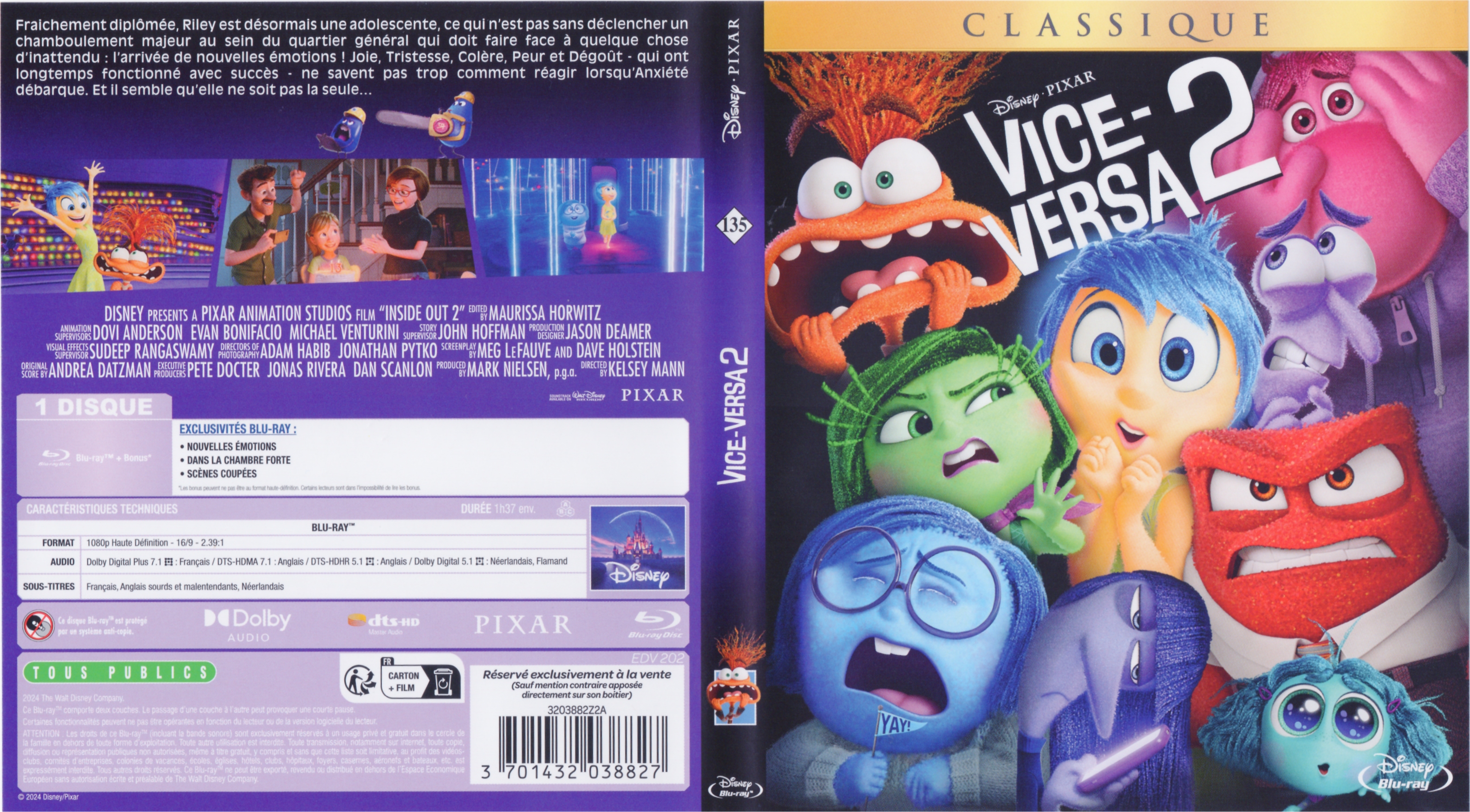 Jaquette DVD Vice-Versa 2 (BLU-RAY)