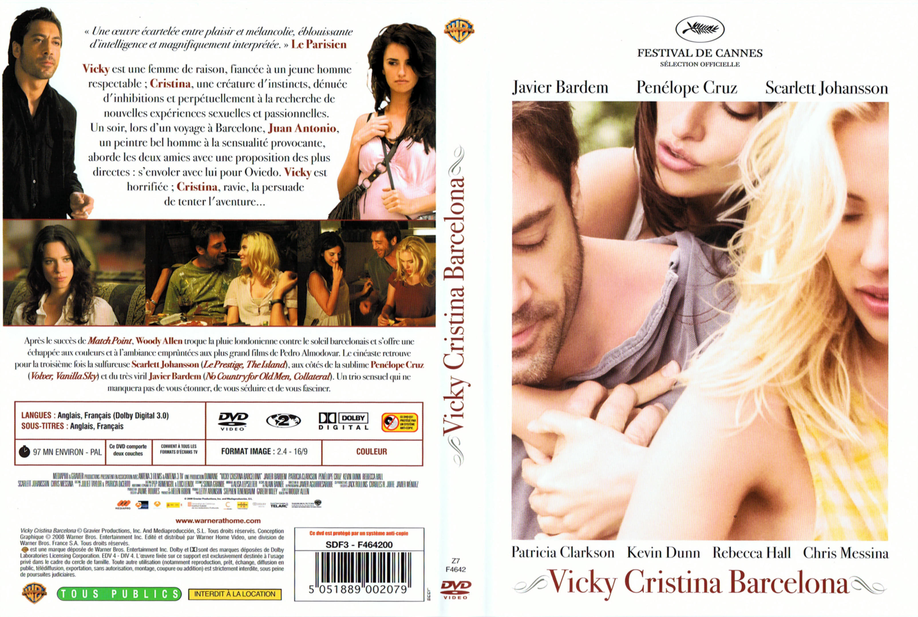 Jaquette DVD Vicky Cristina Barcelona