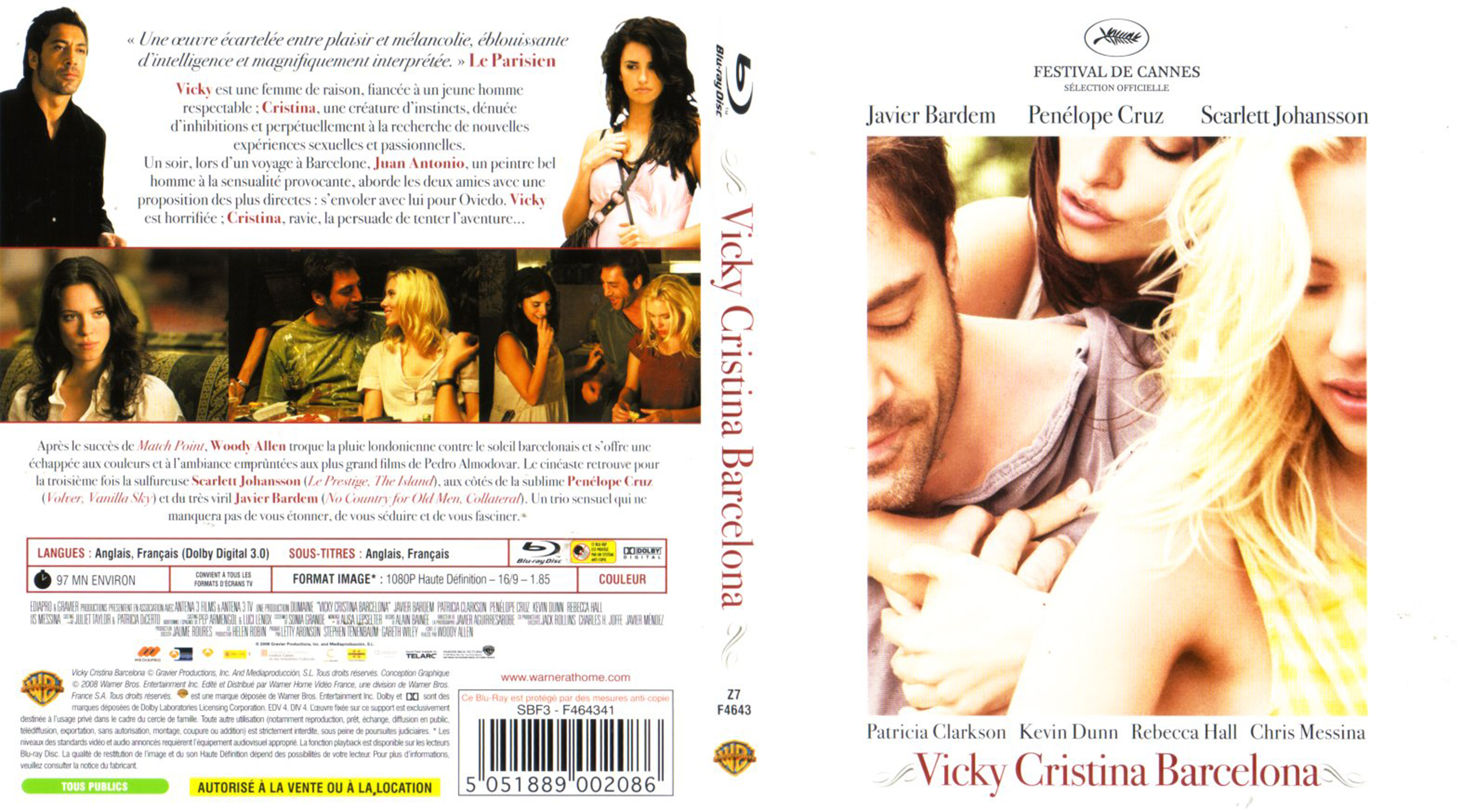 Jaquette DVD Vicky Cristina Barcelona (BLU-RAY)