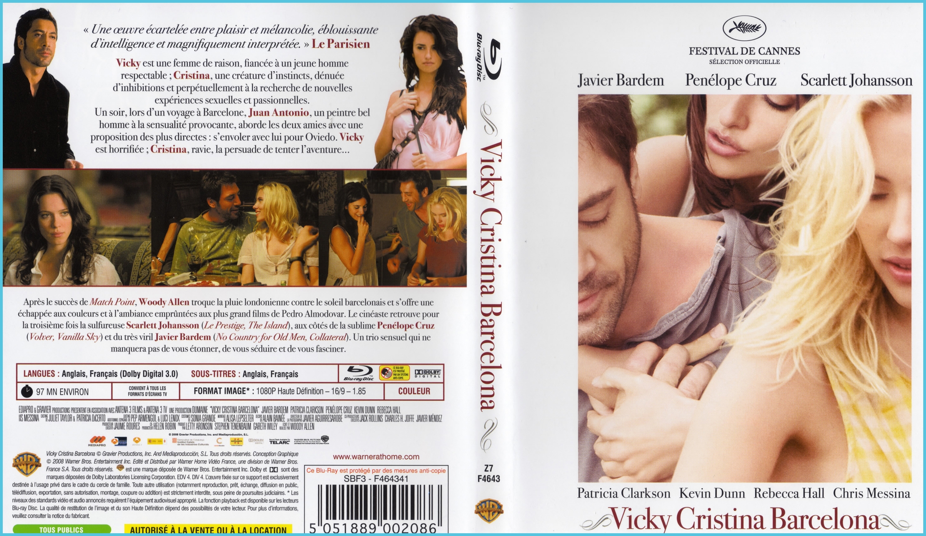 Jaquette DVD Vicky Cristina Barcelona (BLU-RAY) v2