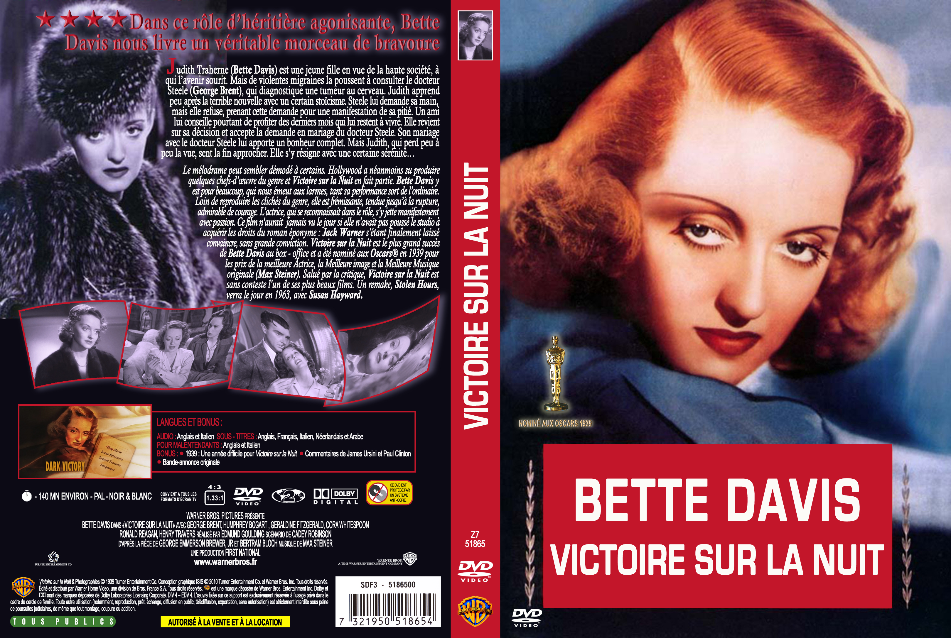 Jaquette DVD Victoire sur la nuit custom