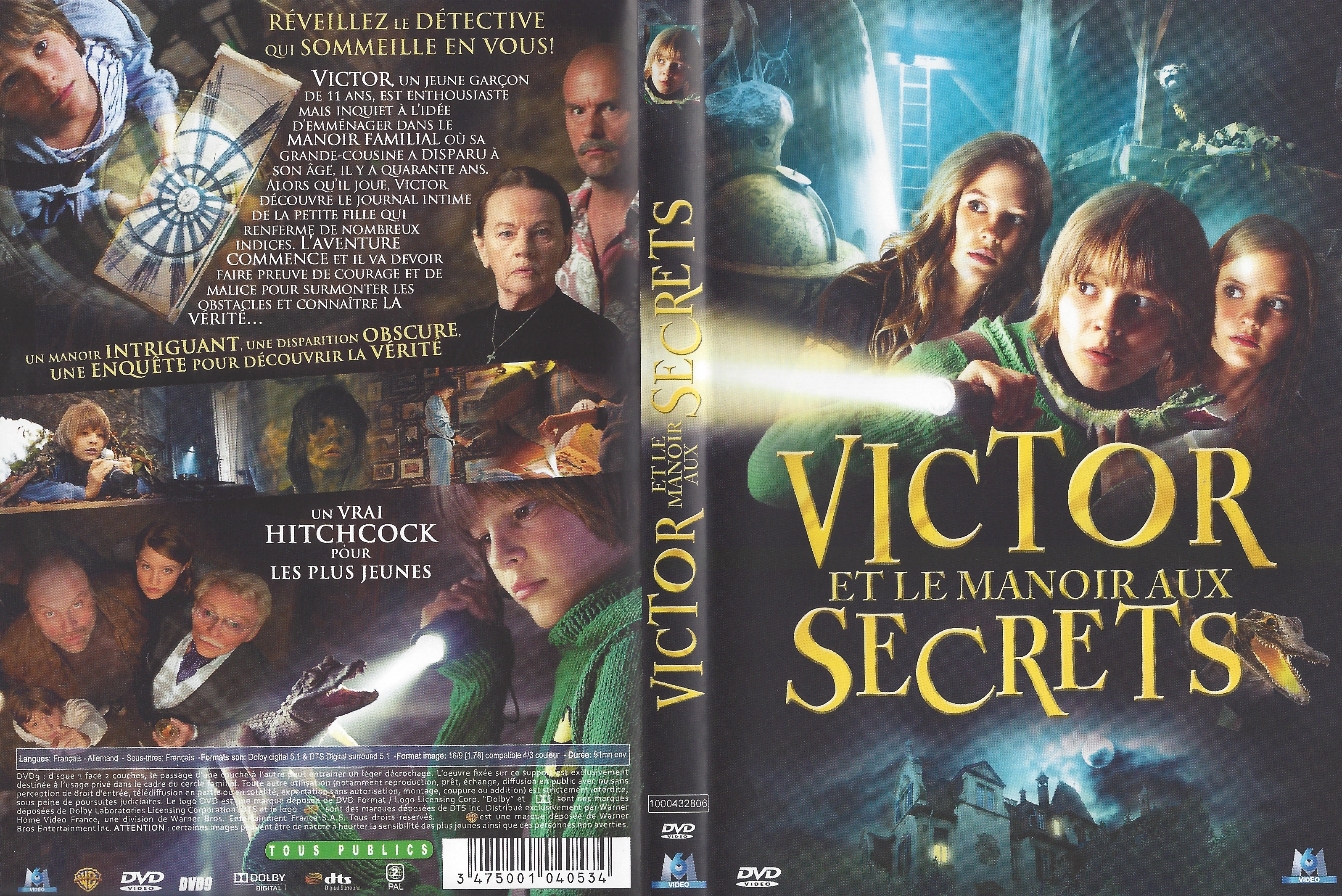 Jaquette DVD Victor et le Manoir aux Secrets