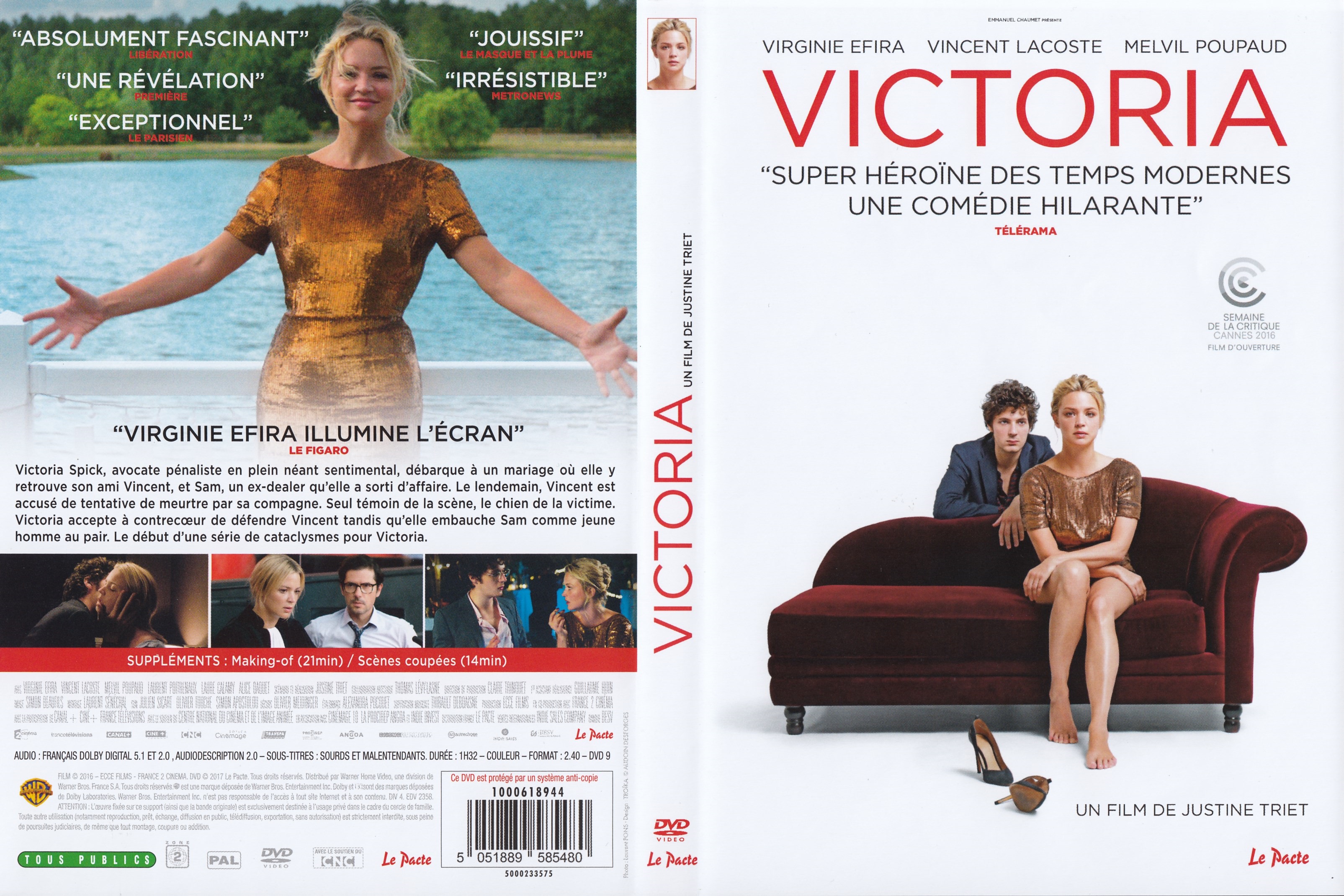Jaquette DVD Victoria (2016)