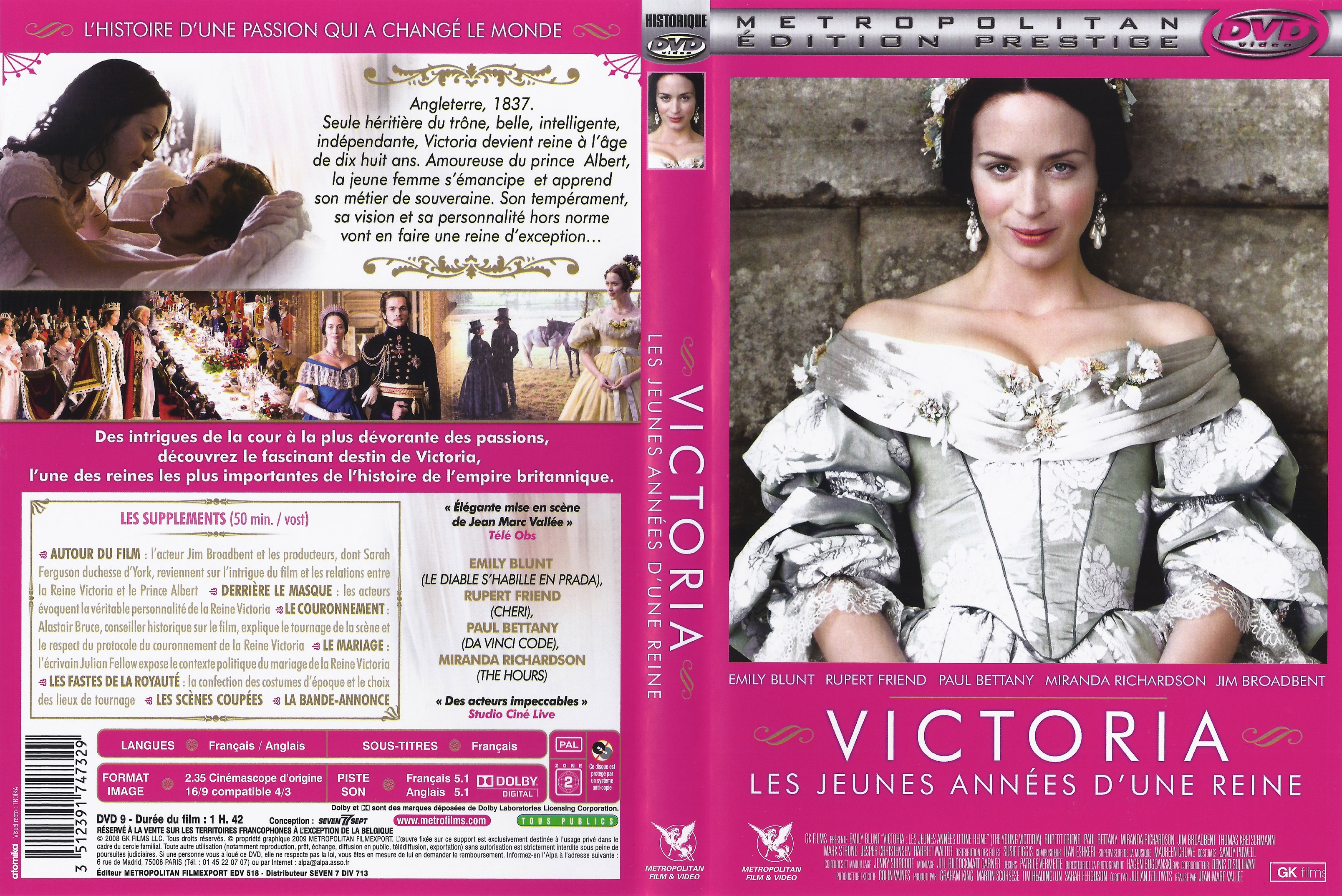 Jaquette DVD Victoria : les jeunes annes d