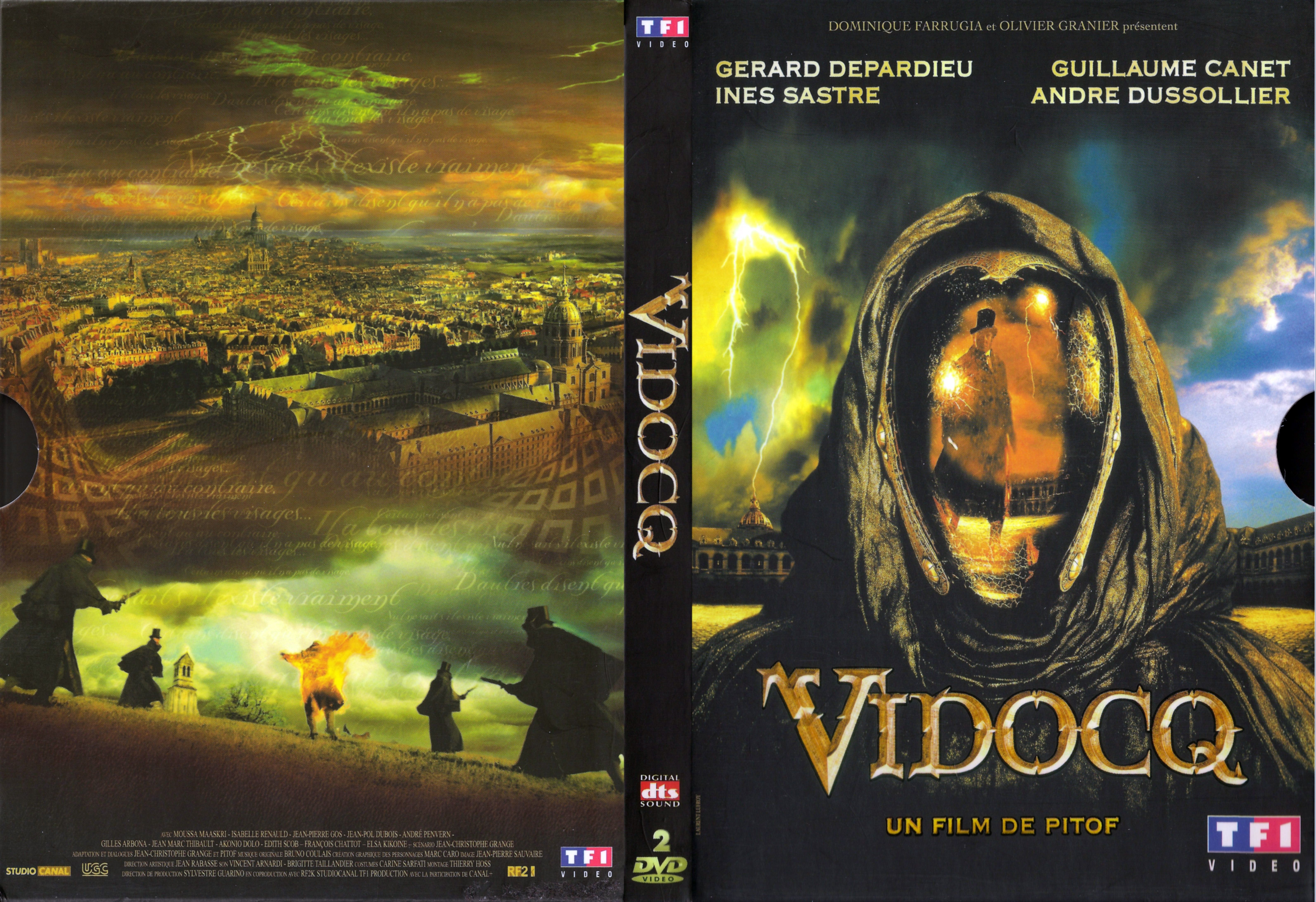 Jaquette DVD Vidocq v3