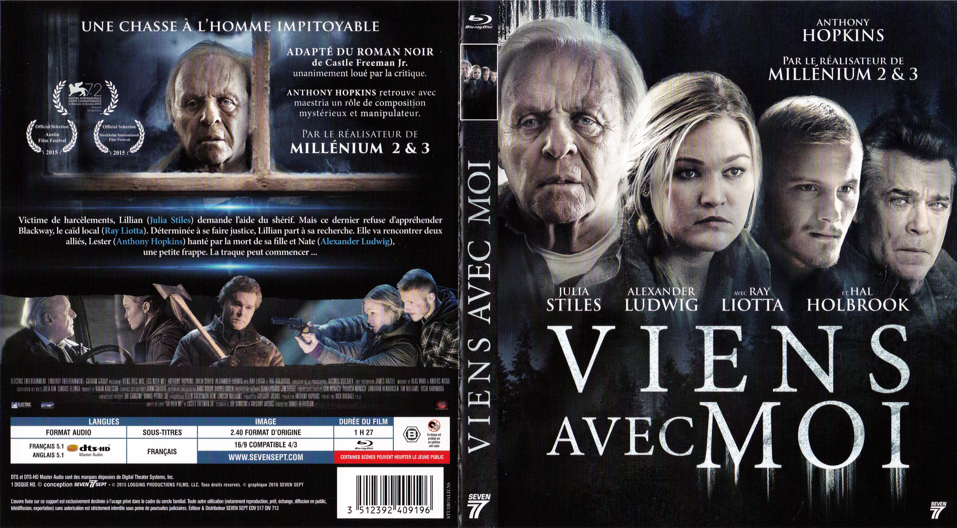 Jaquette DVD Viens avec moi (BLU-RAY)