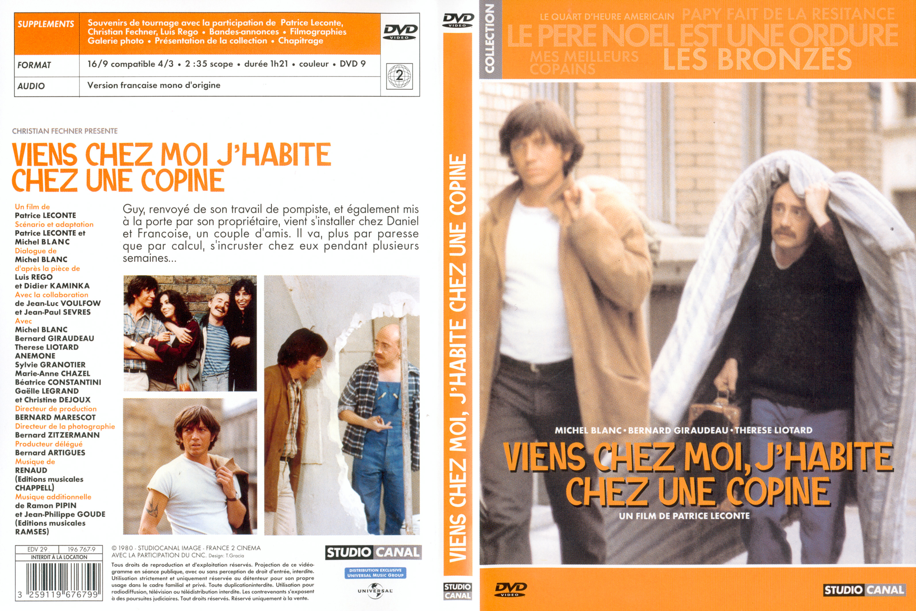 Jaquette DVD Viens chez moi j