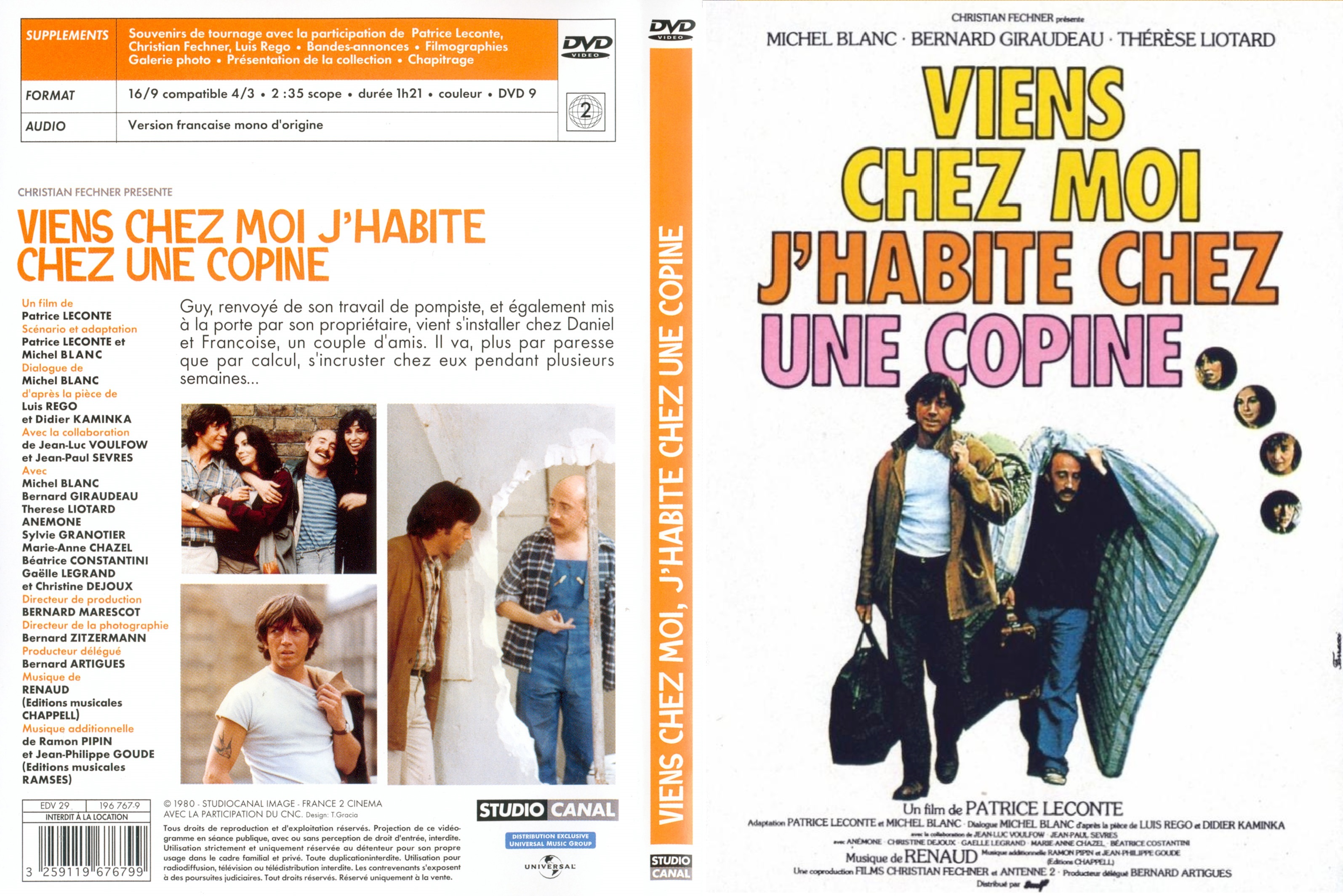 Jaquette DVD Viens chez moi j