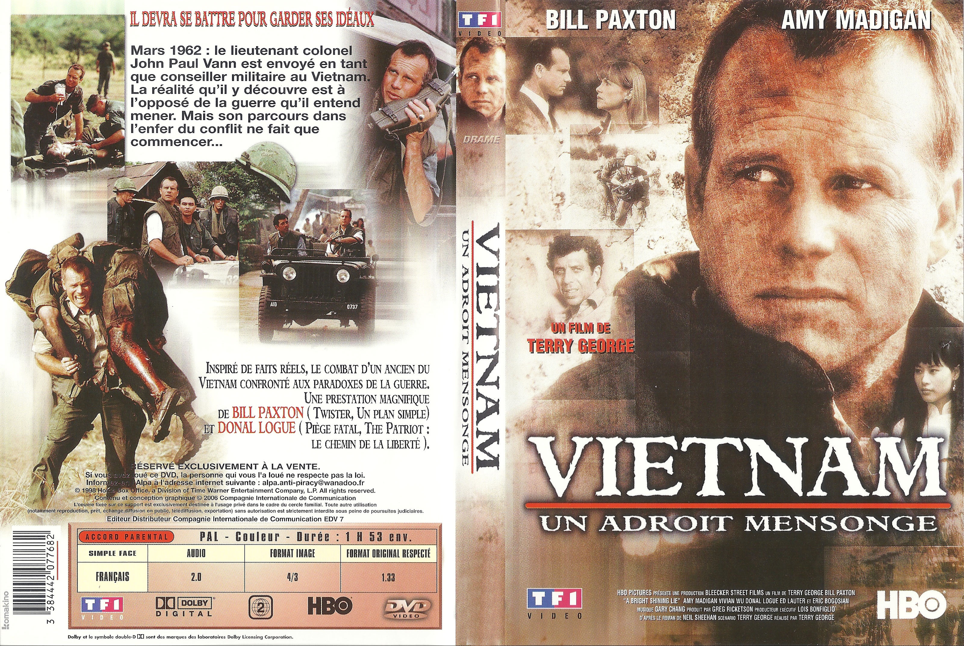 Jaquette DVD Vietnam Un adroit mensonge