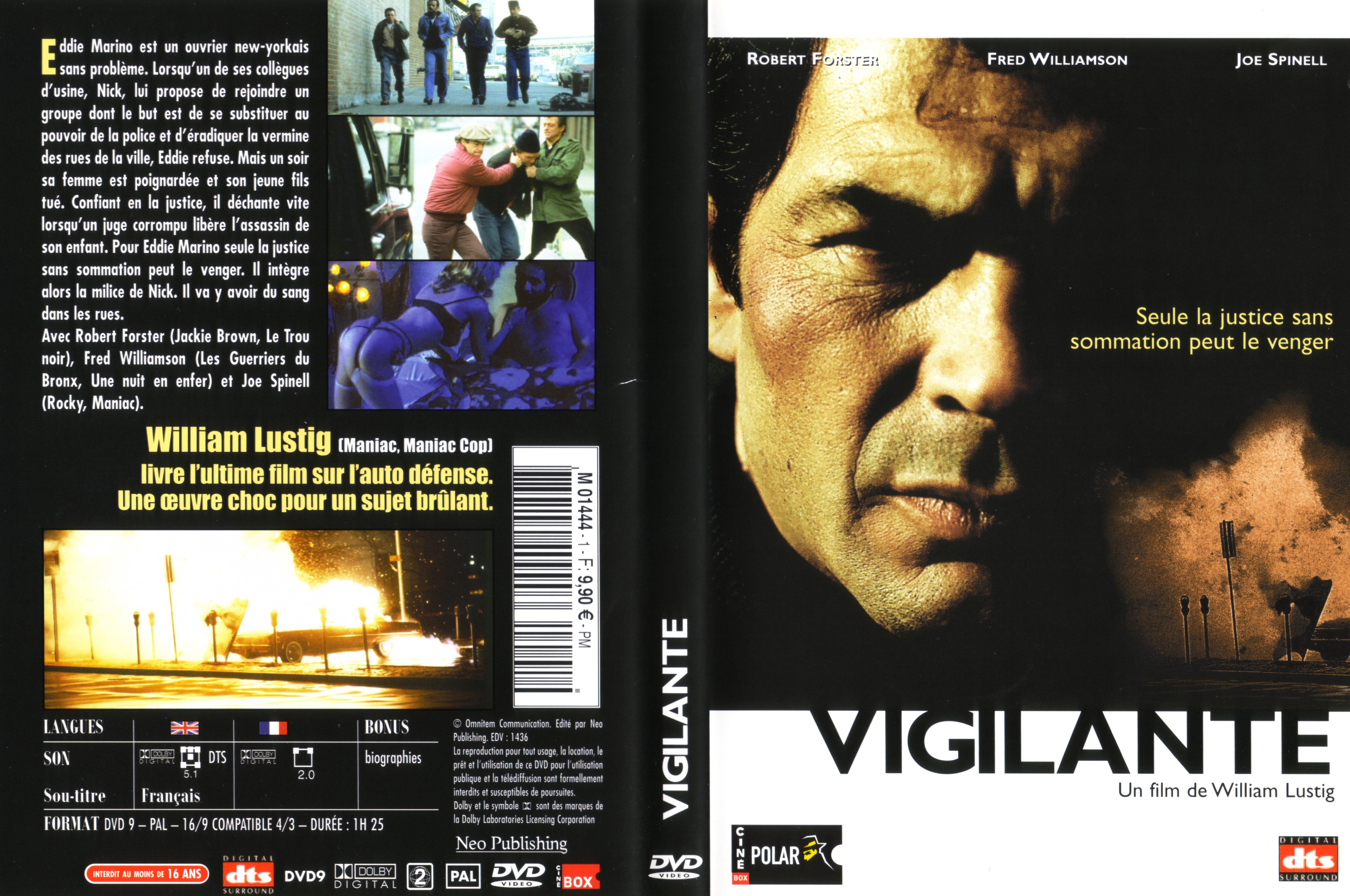 Jaquette DVD Vigilante