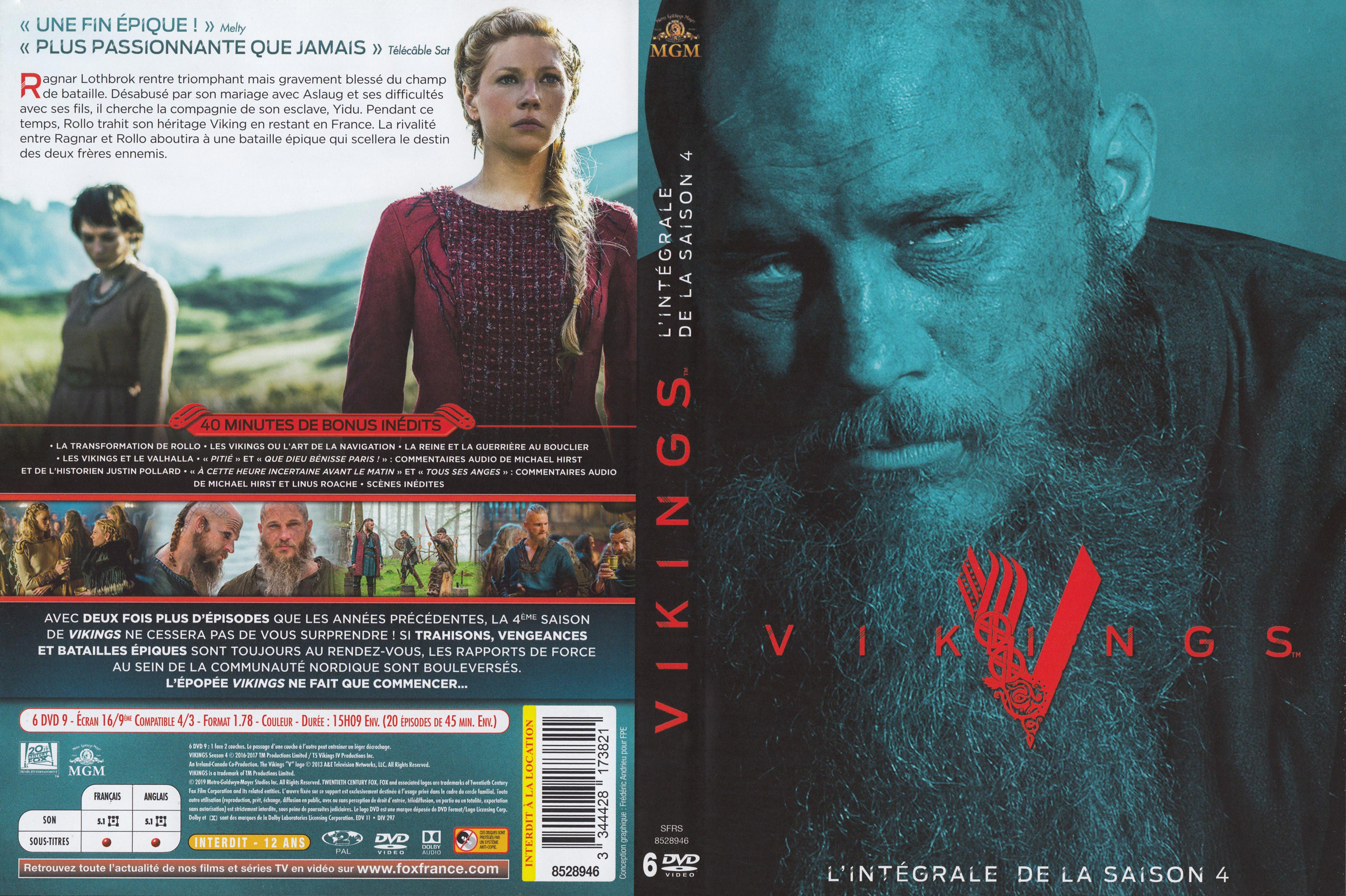 Jaquette DVD Viking Saison 4