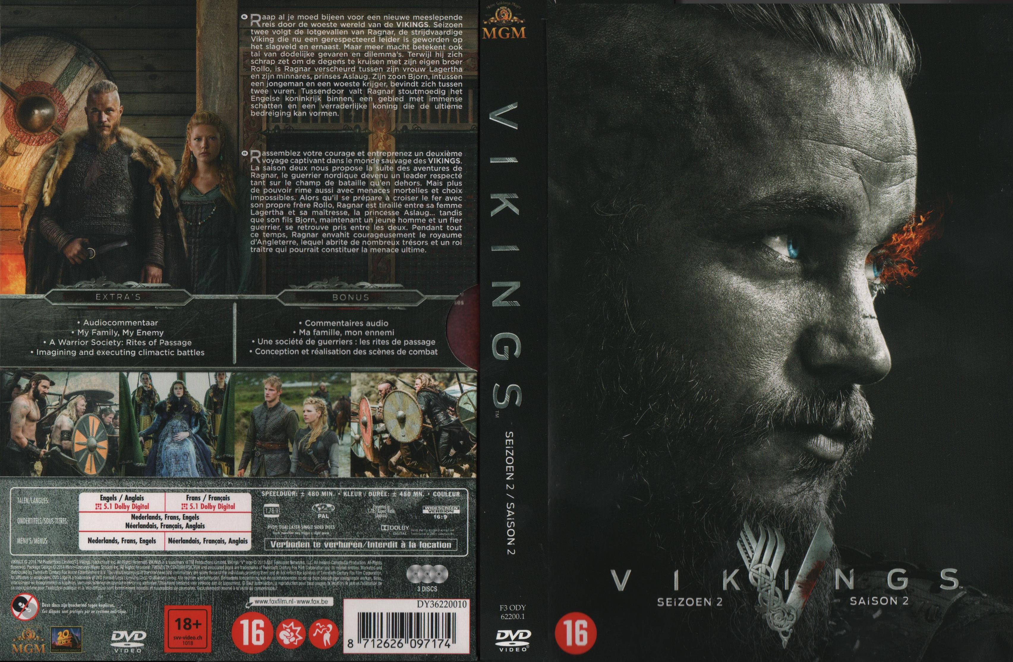 Jaquette DVD Vikings Saison 2 COFFRET