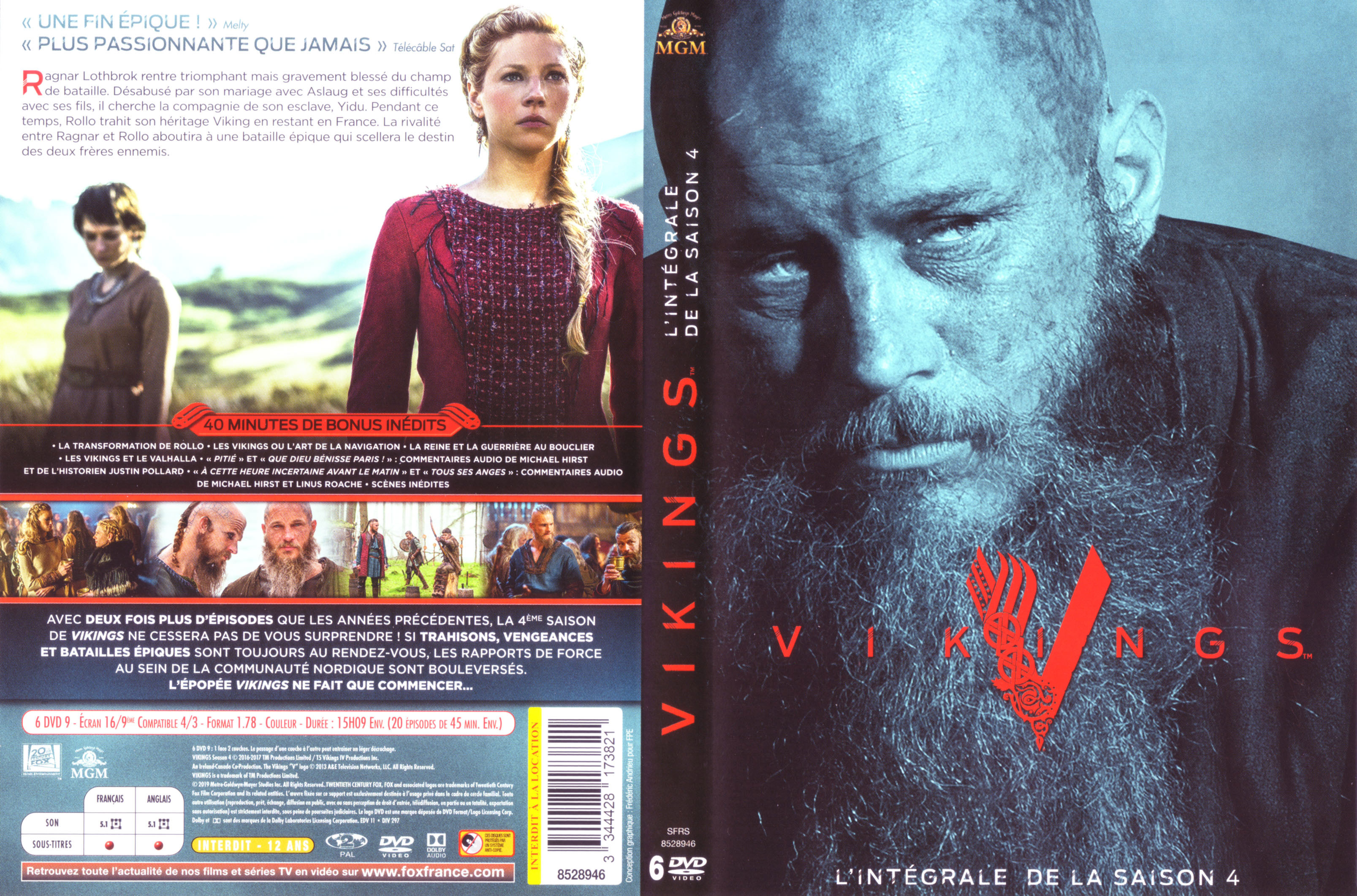 Jaquette DVD Vikings Saison 4