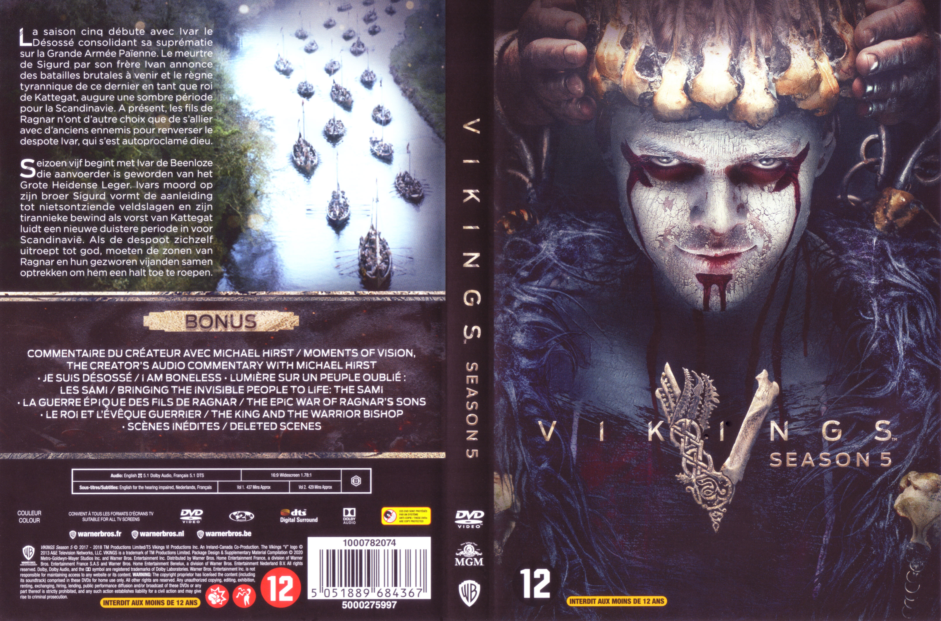 Jaquette DVD Vikings Saison 5
