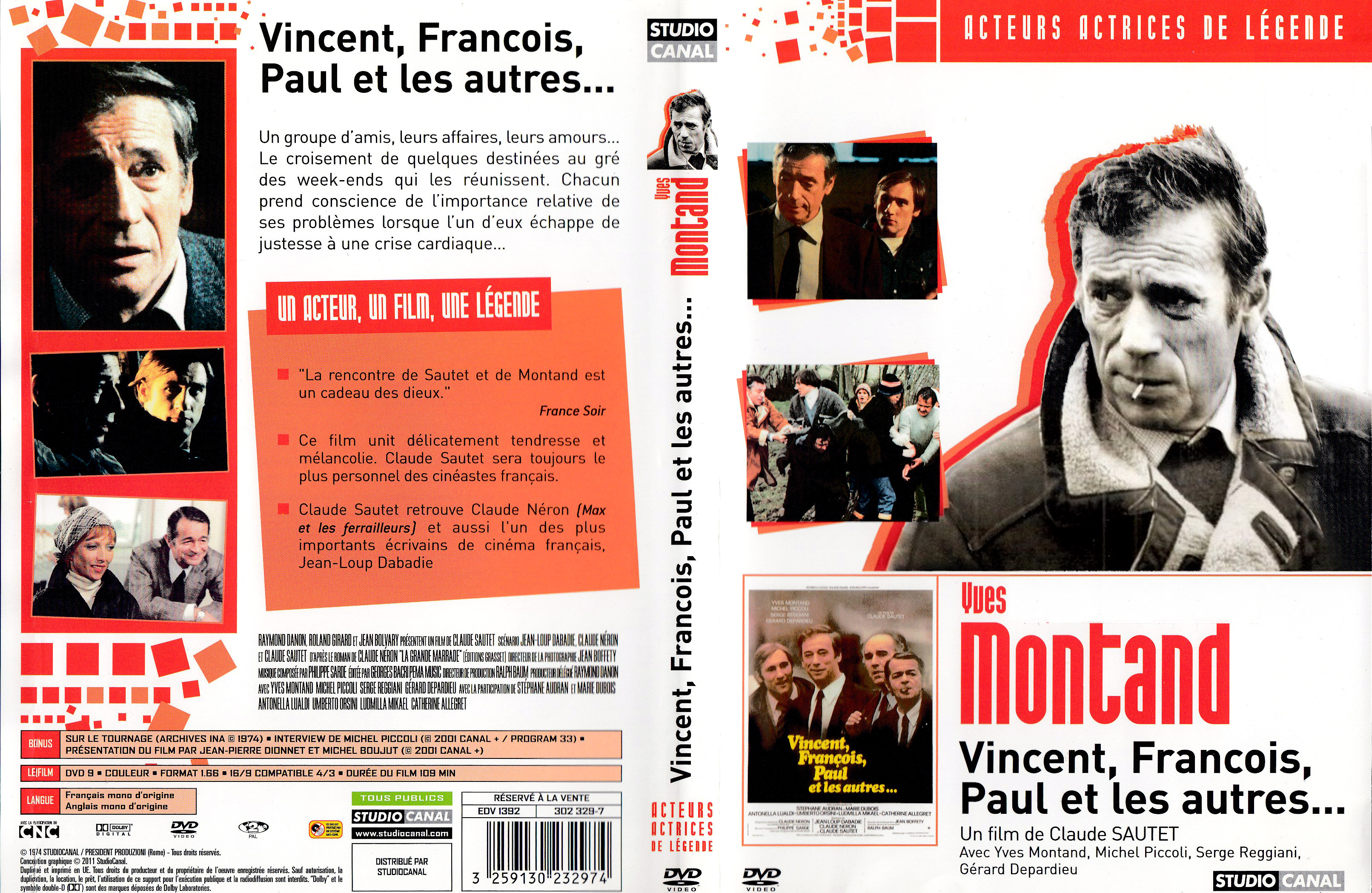 Jaquette DVD Vincent Francois Paul et les Autres v3