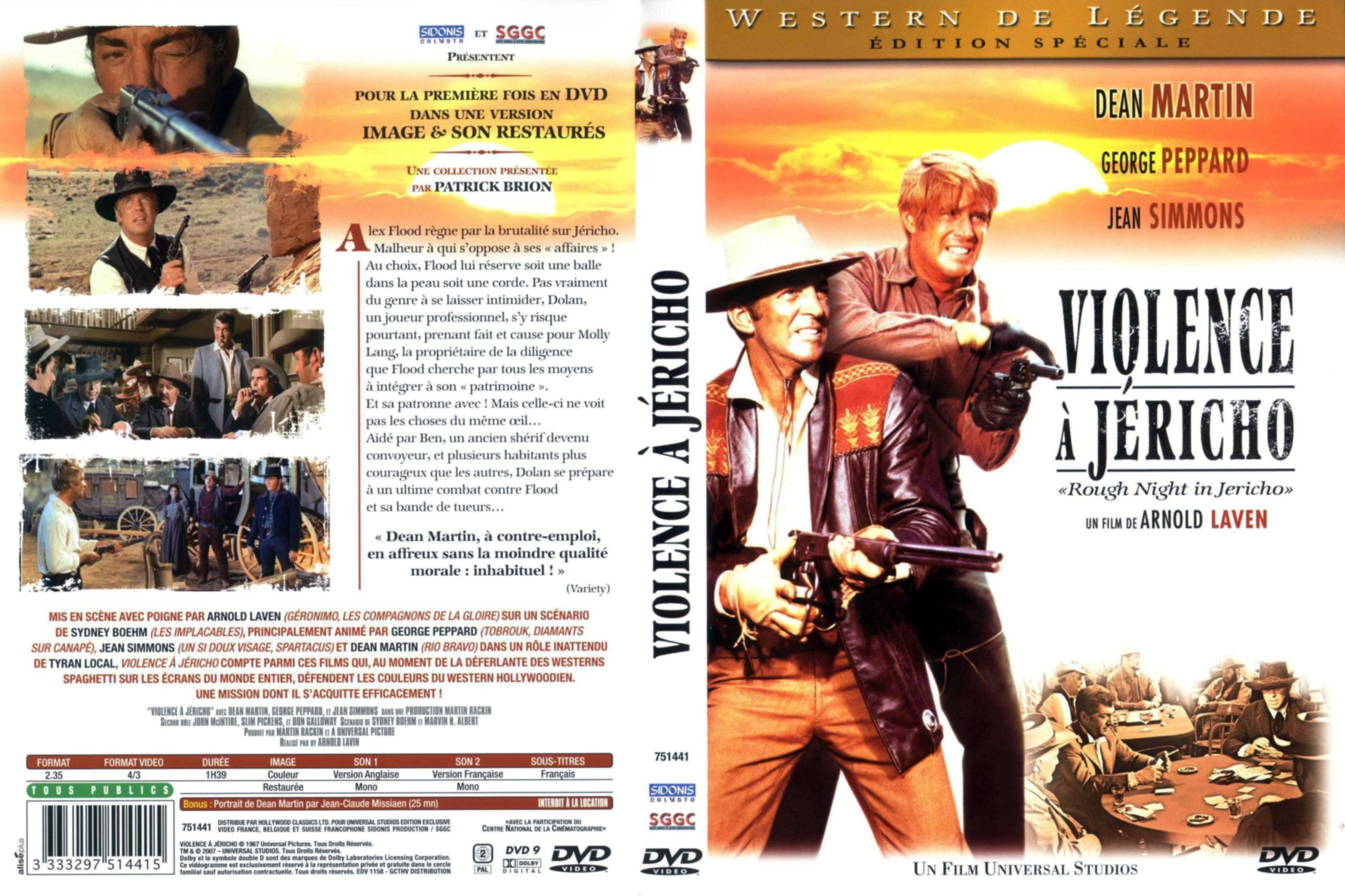 Jaquette DVD Violence  Jericho