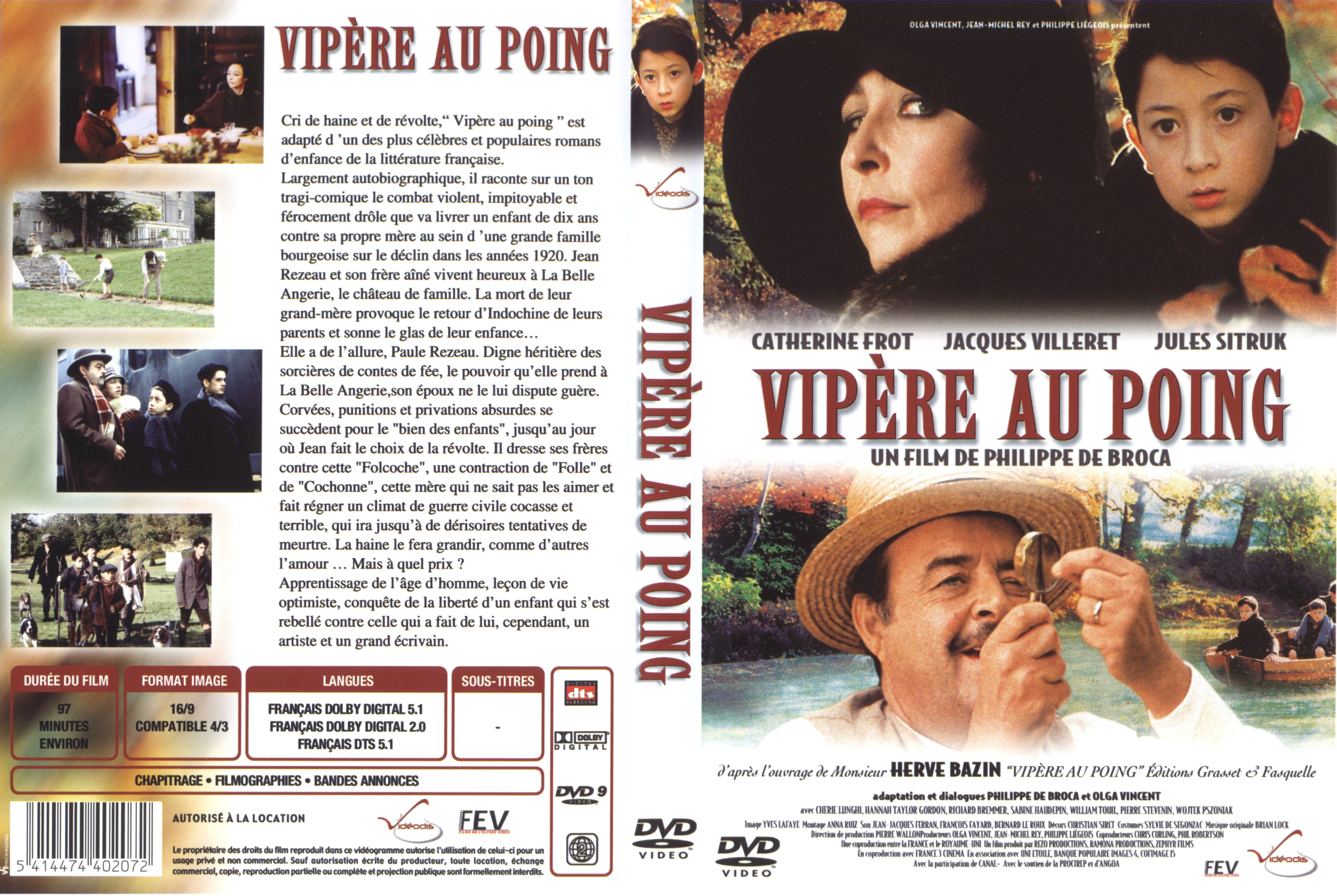Jaquette DVD Vipere au poing v2