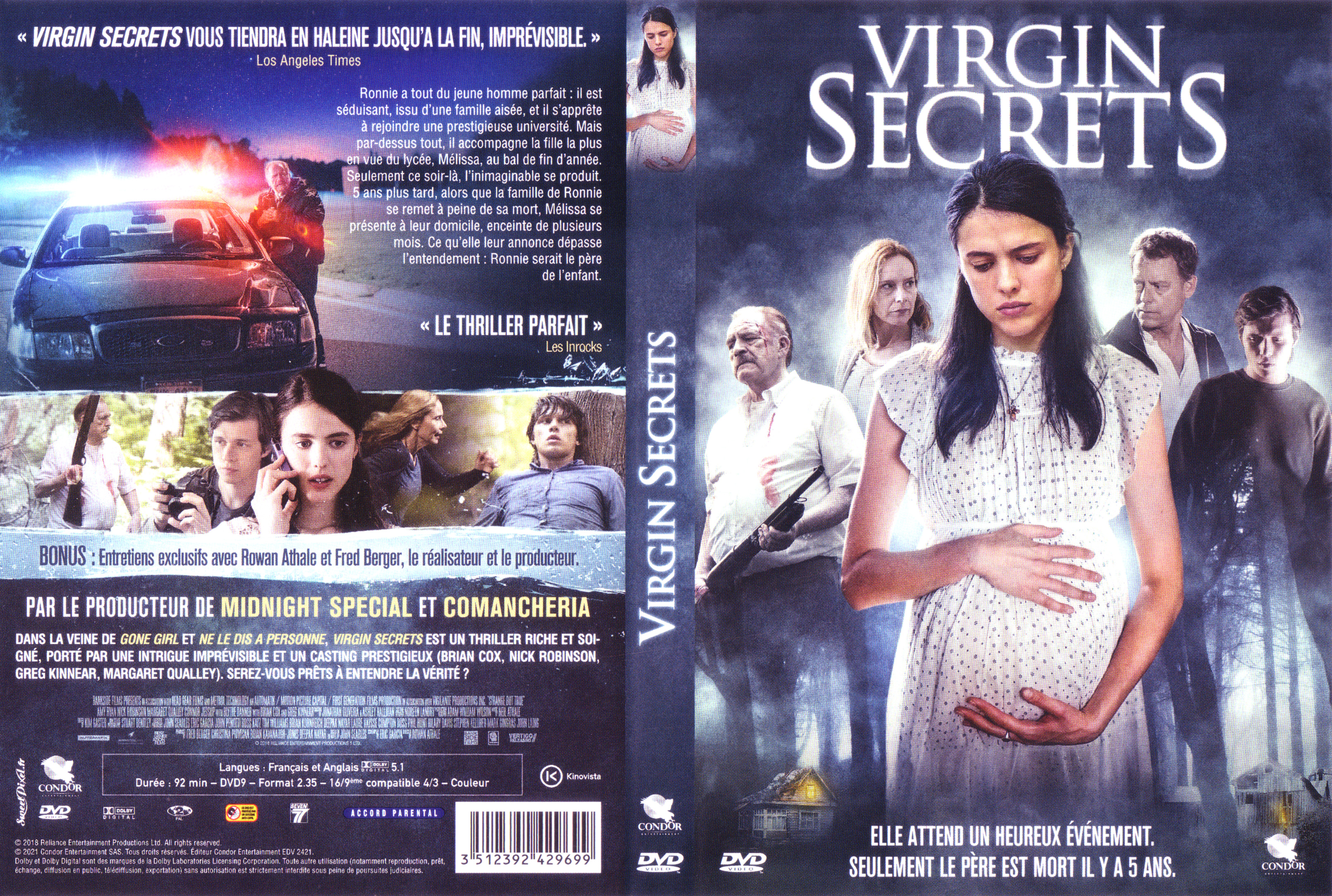 Jaquette DVD Virgin secrets