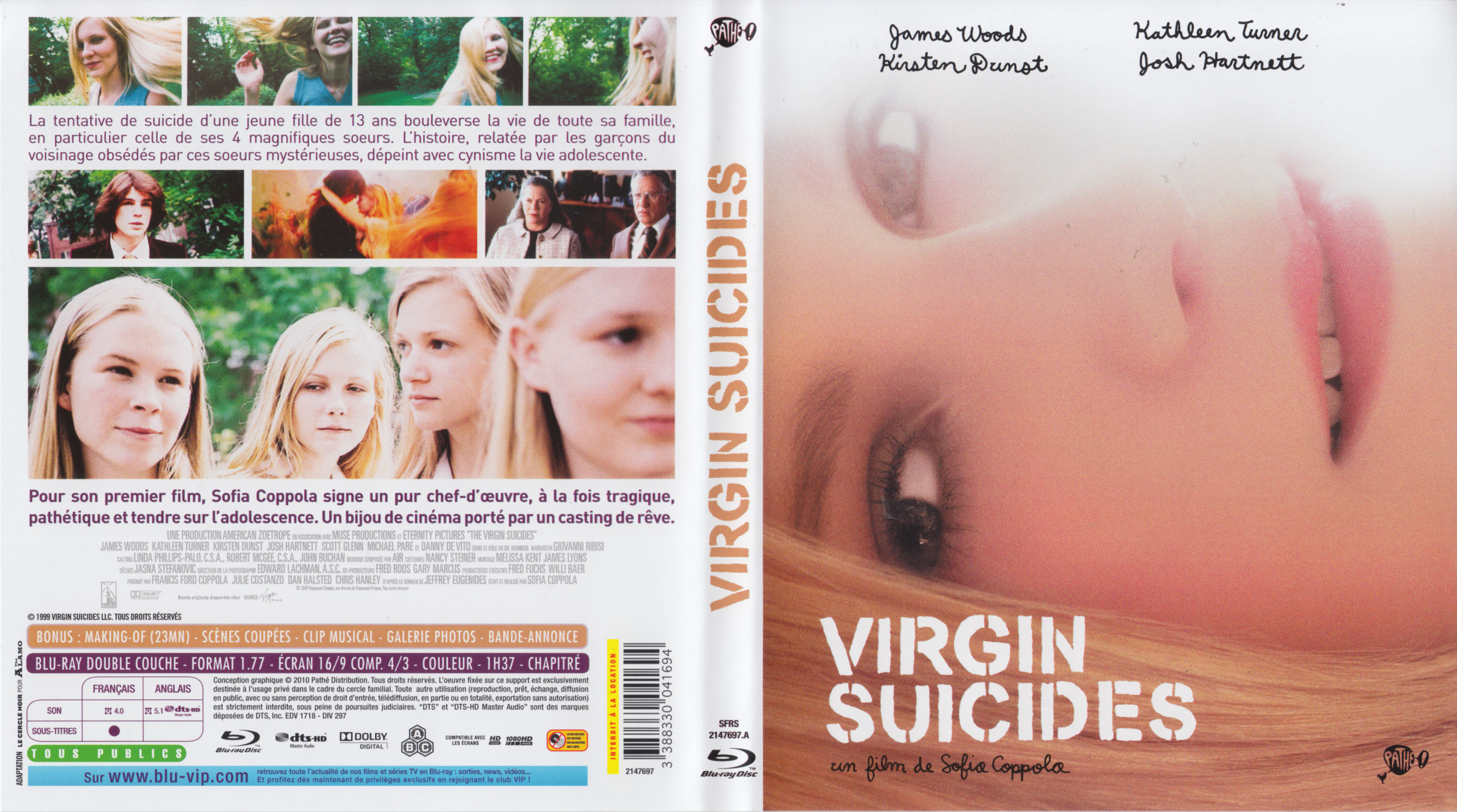 Jaquette DVD Virgin suicides (BLU-RAY)