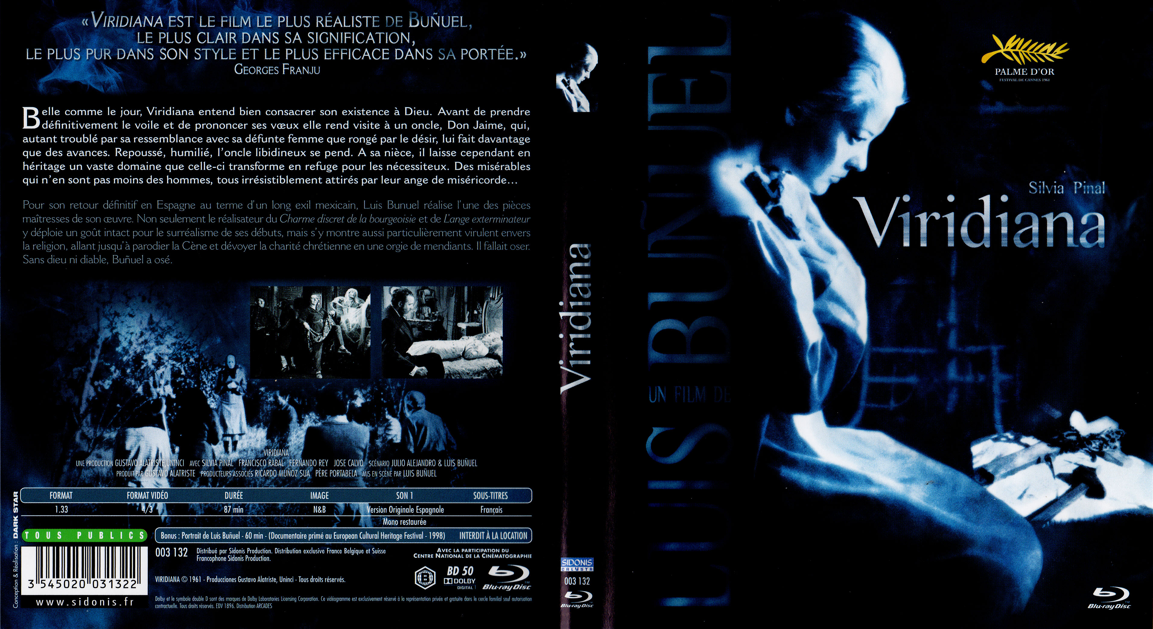 Jaquette DVD Viridiana (BLU-RAY)