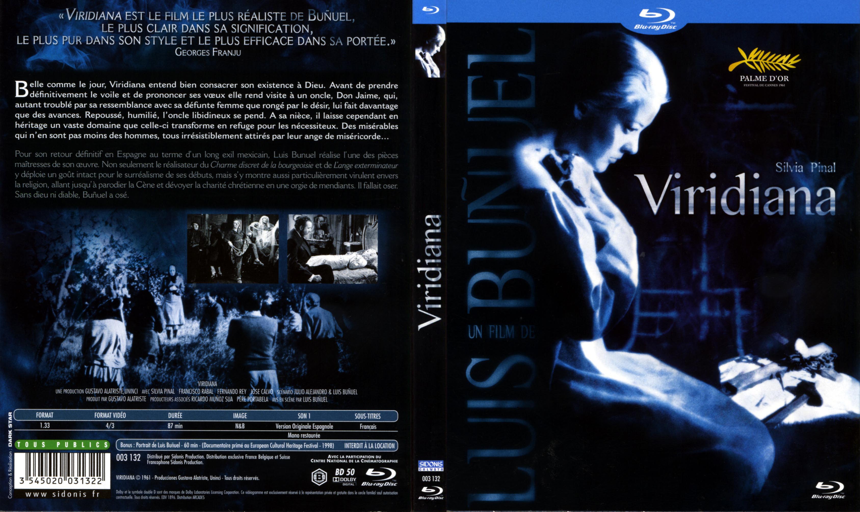 Jaquette DVD Viridiana (BLU-RAY) v2