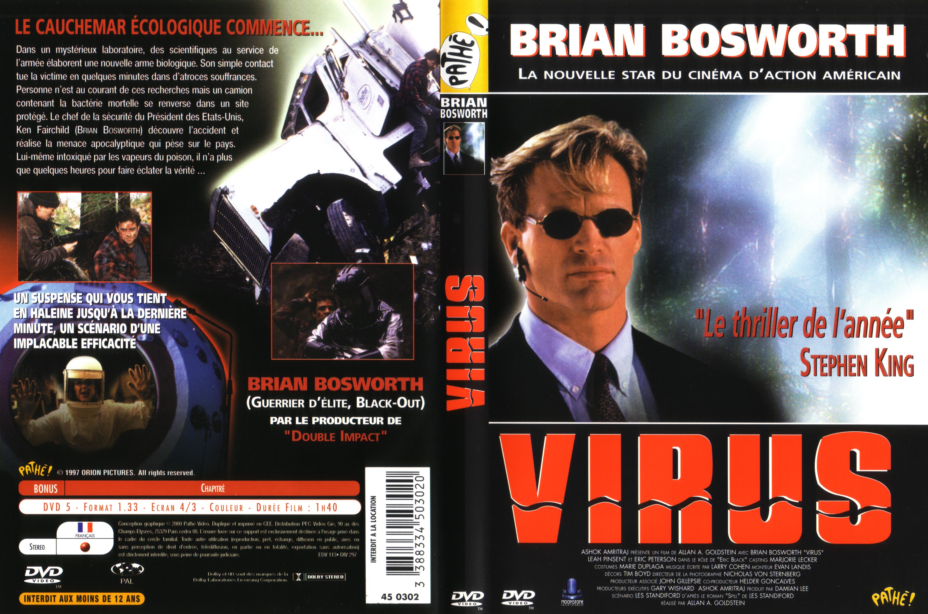 Jaquette DVD Virus (1996)
