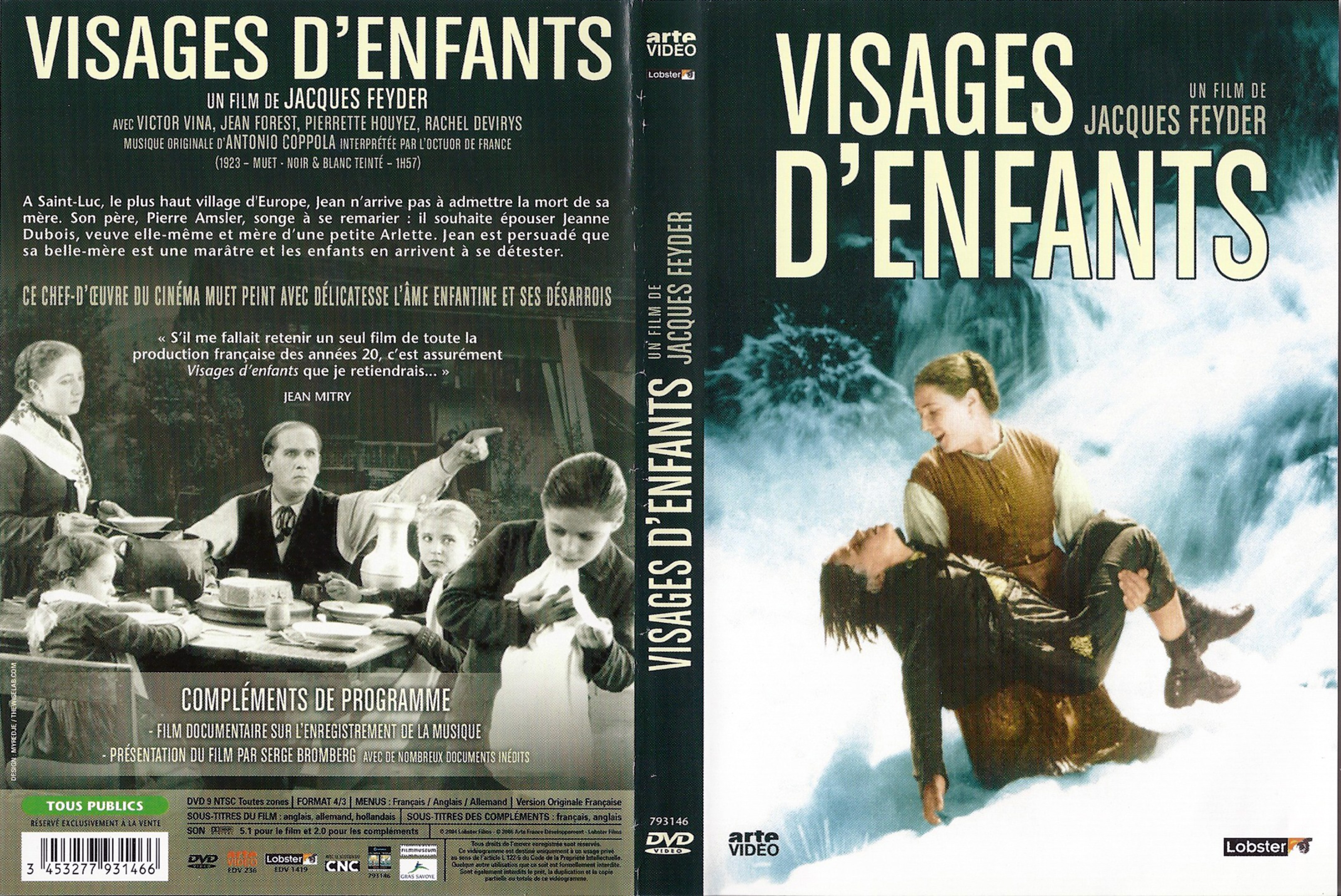 Jaquette DVD Visages d