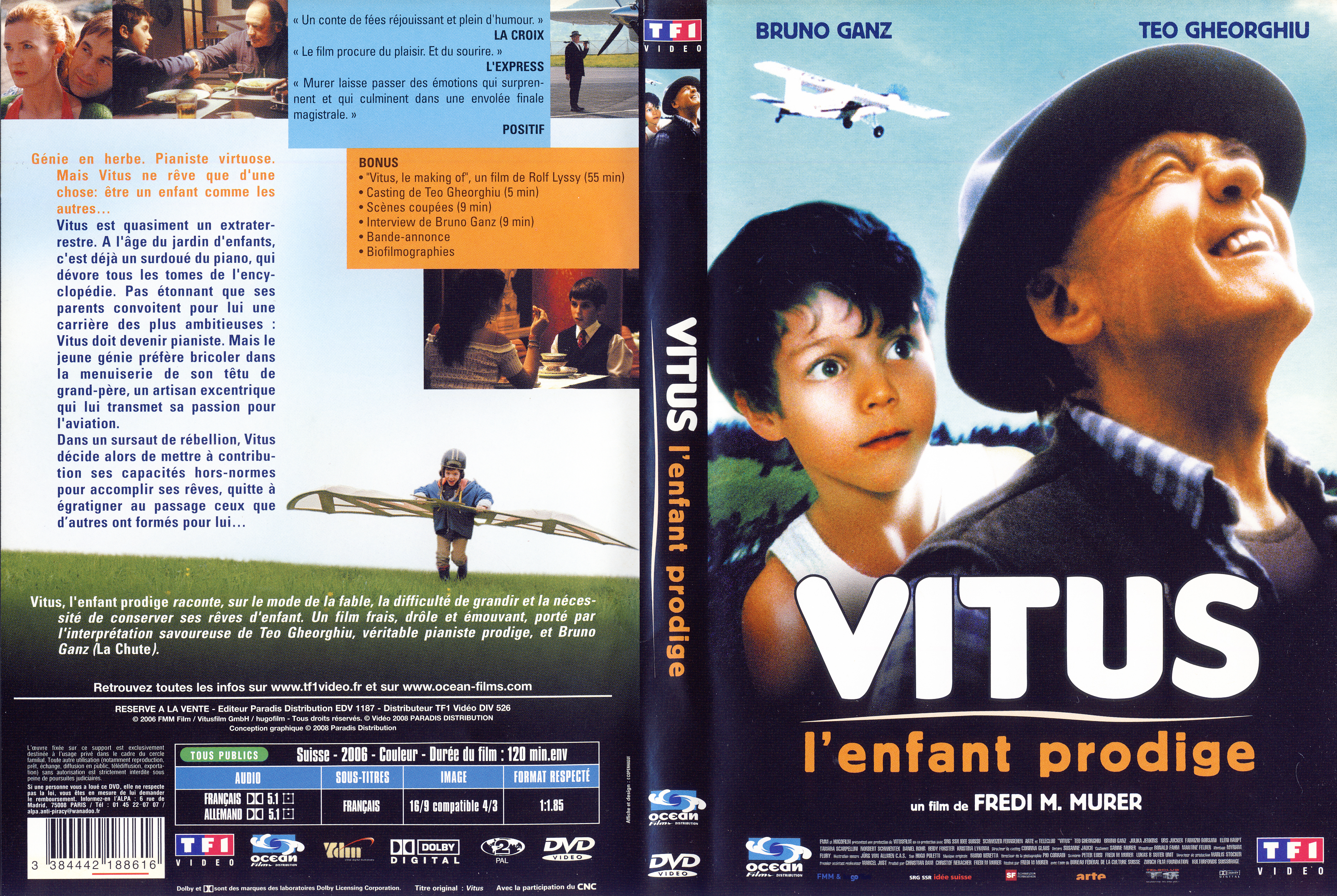 Jaquette DVD Vitus l