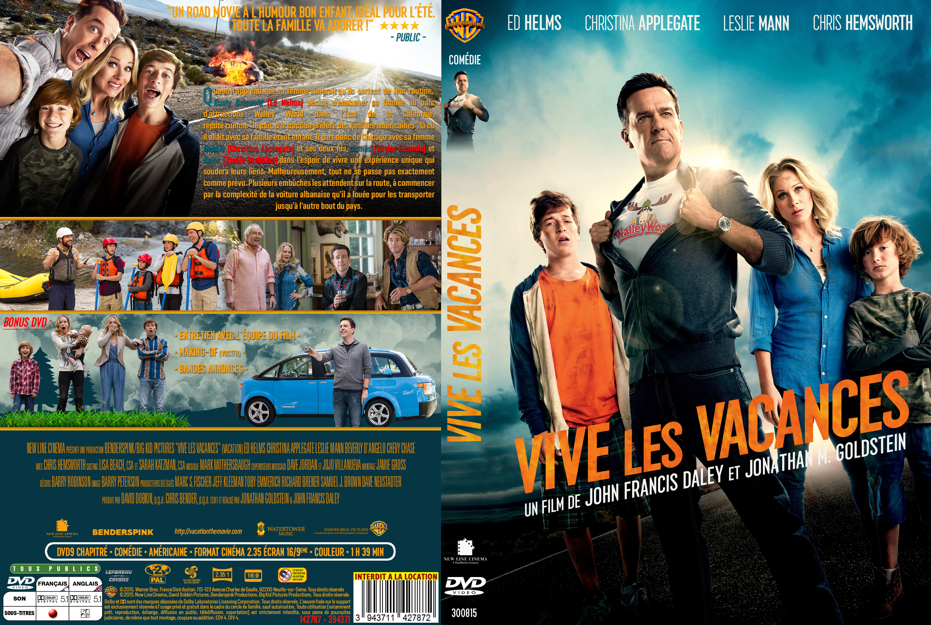Jaquette DVD Vive Les Vacances custom