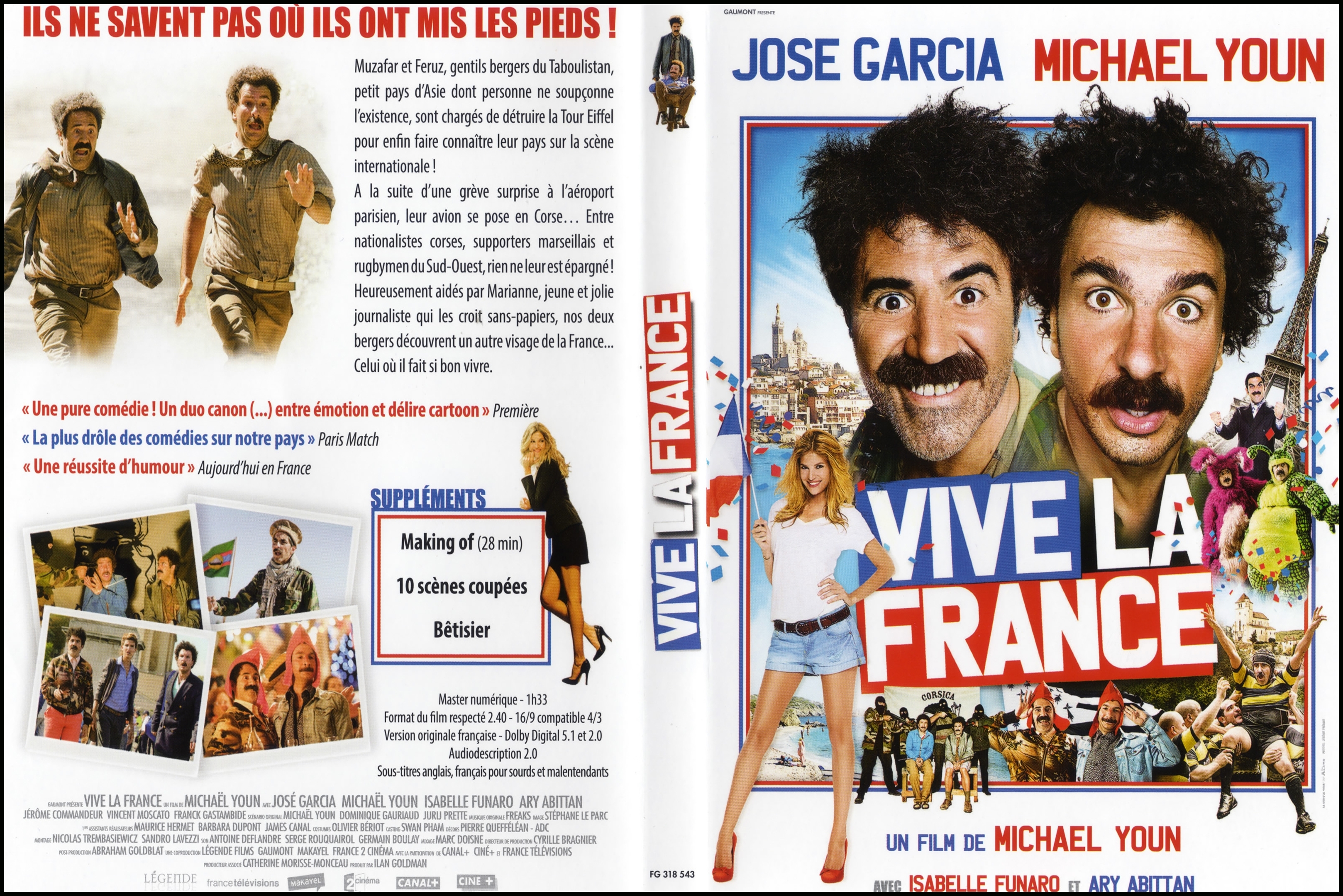 Jaquette DVD Vive la France