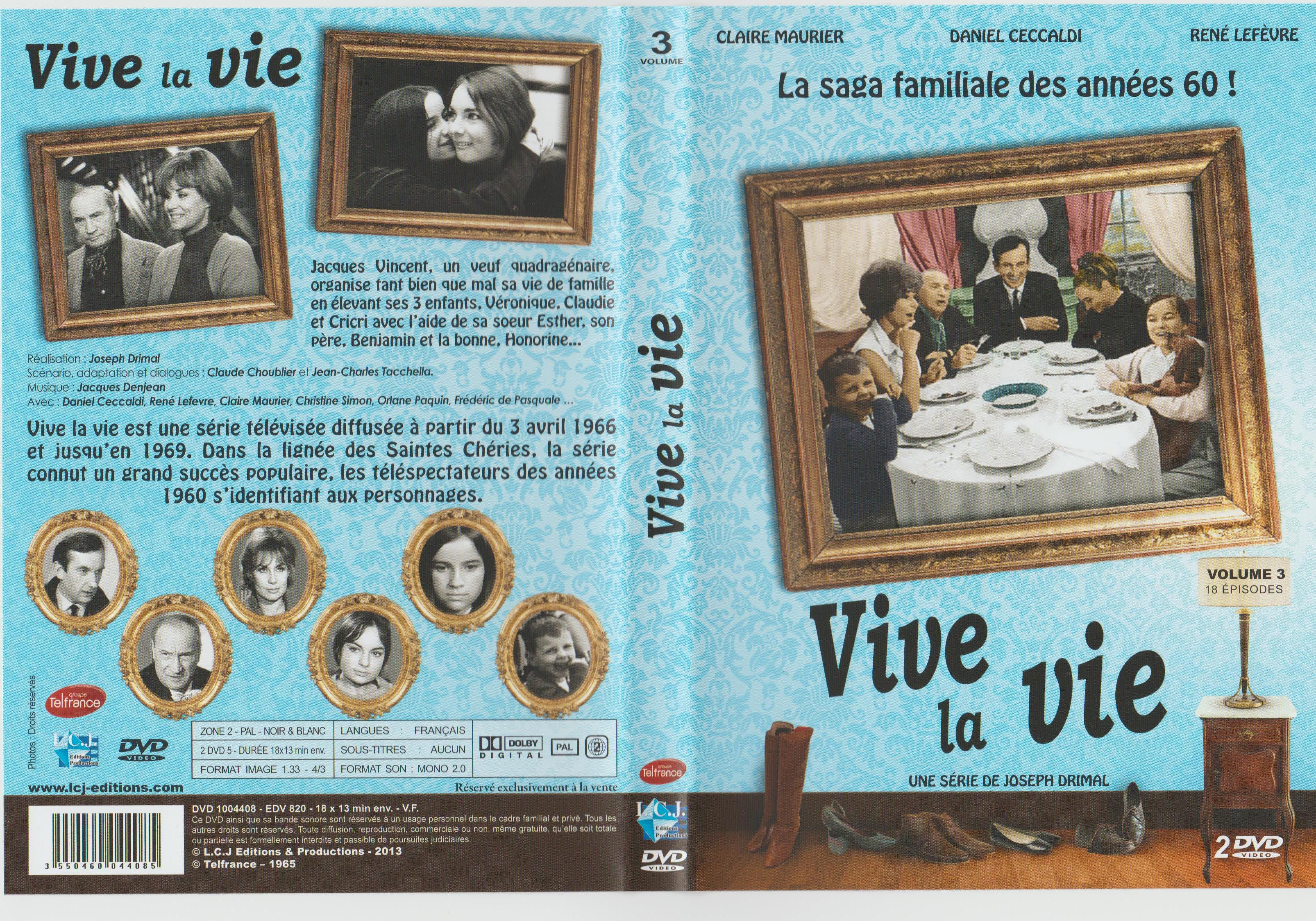 Jaquette DVD Vive la vie vol 03