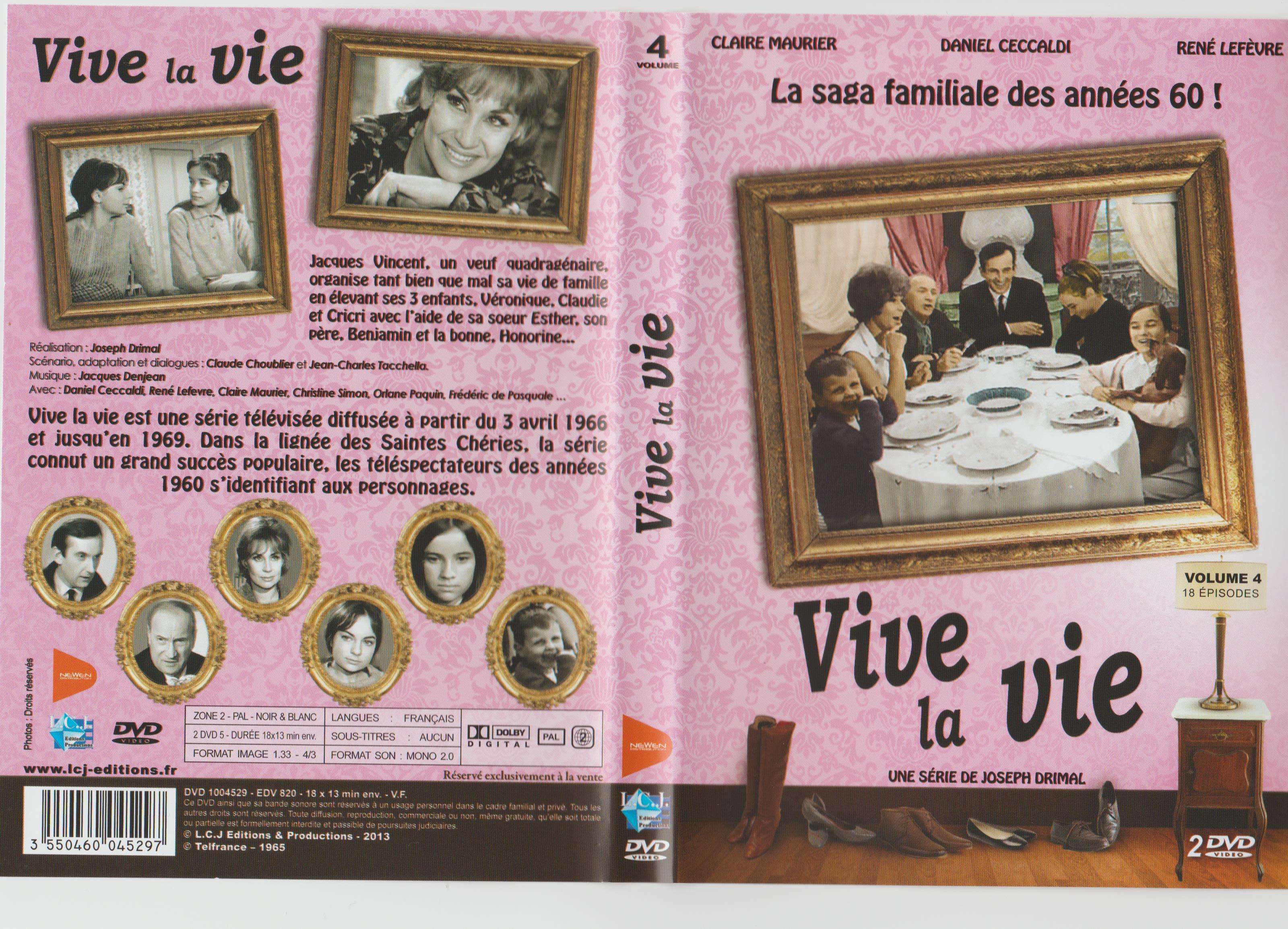 Jaquette DVD Vive la vie vol 04