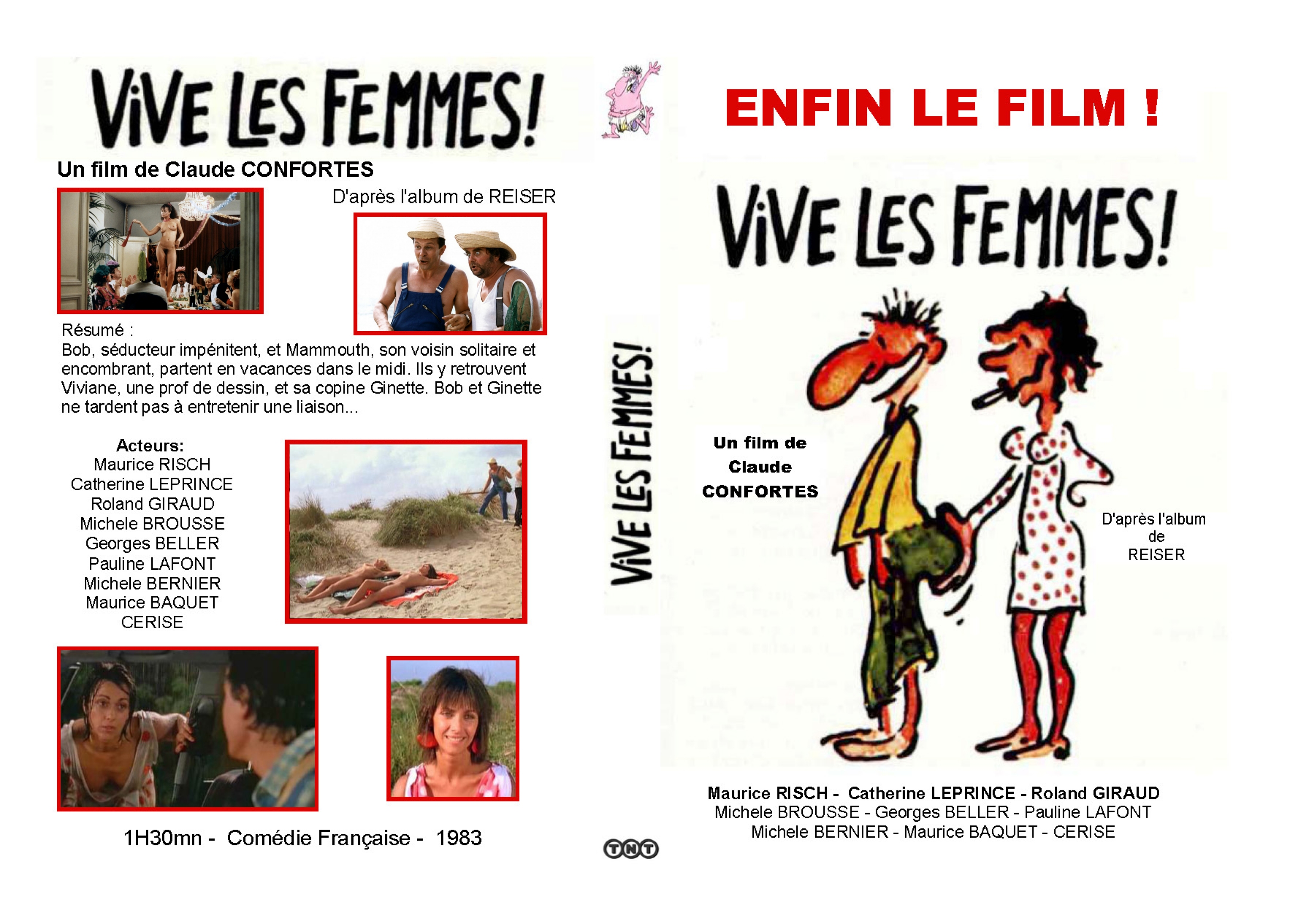 Jaquette DVD Vive les femmes custom