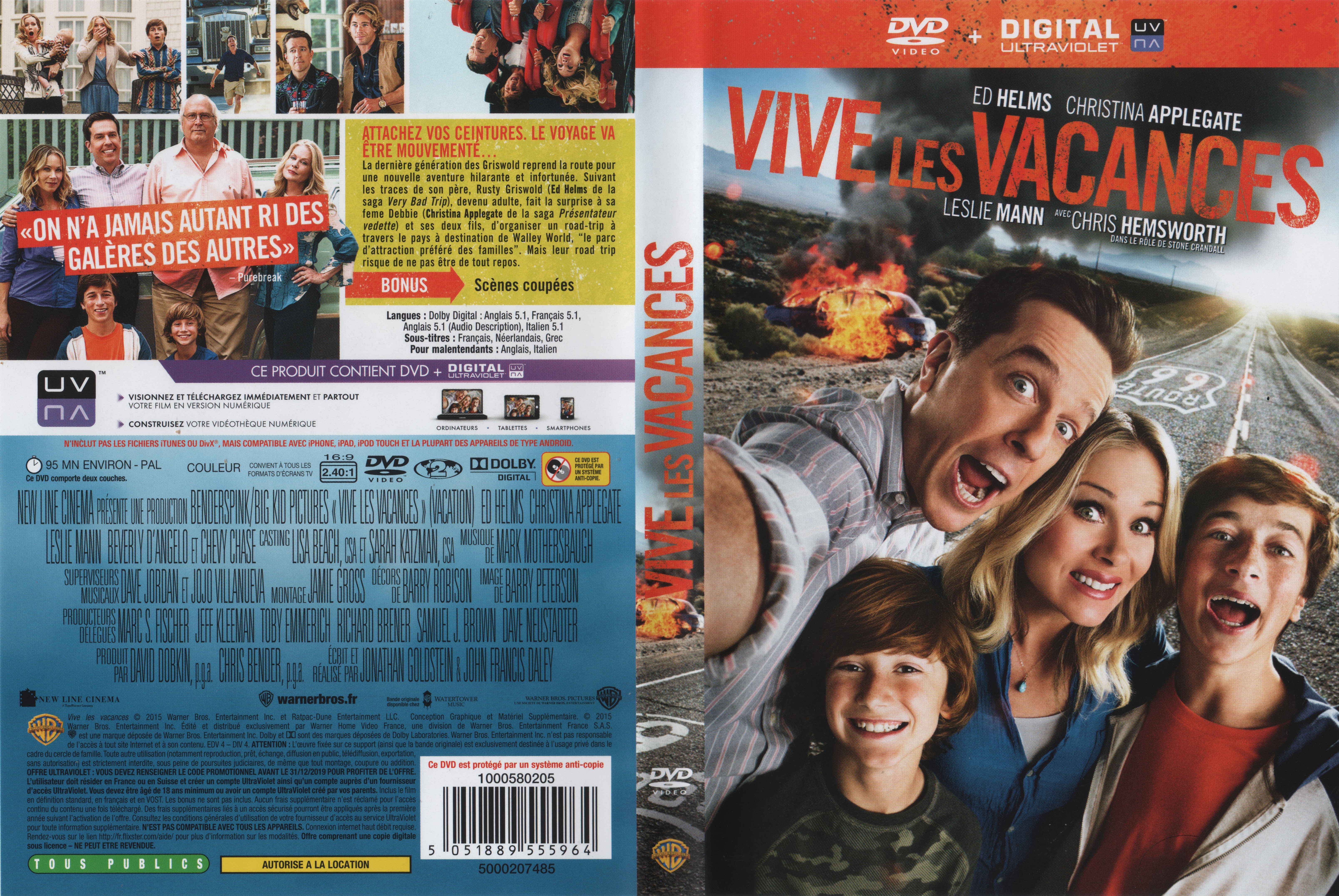 Jaquette DVD Vive les vacances