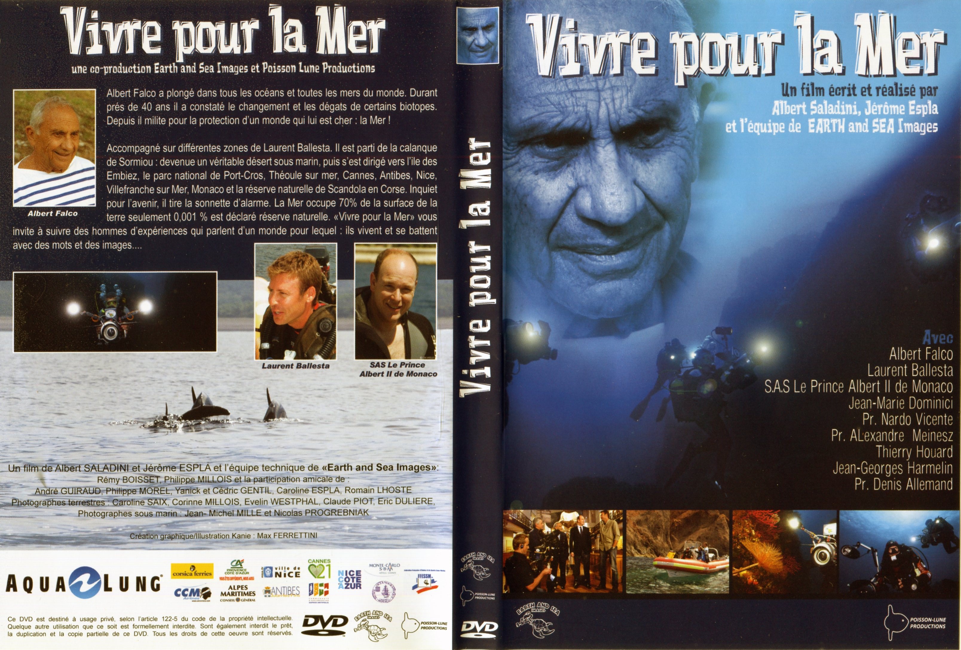 Jaquette DVD Vivre pour la mer
