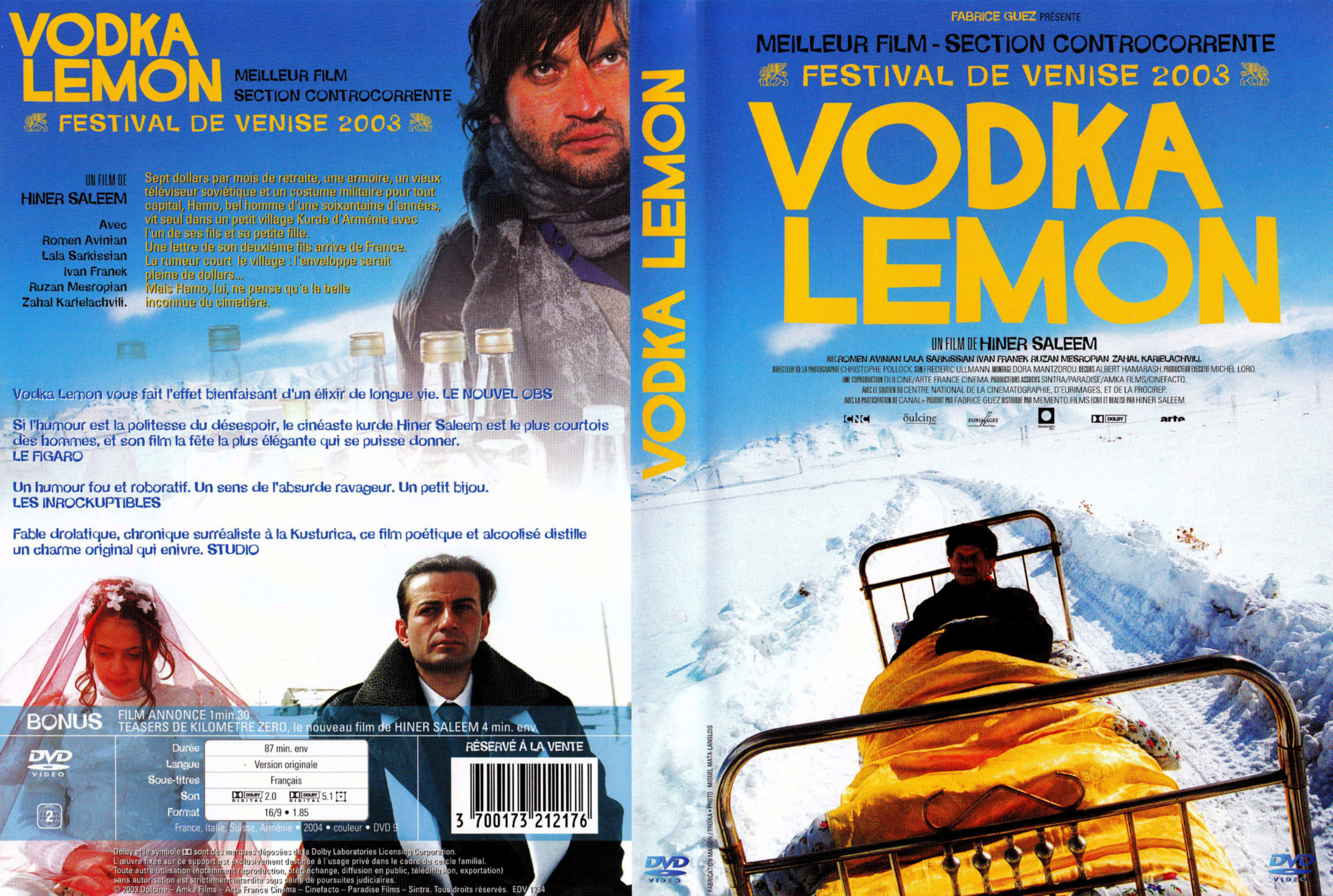 Jaquette DVD Vodka lemon