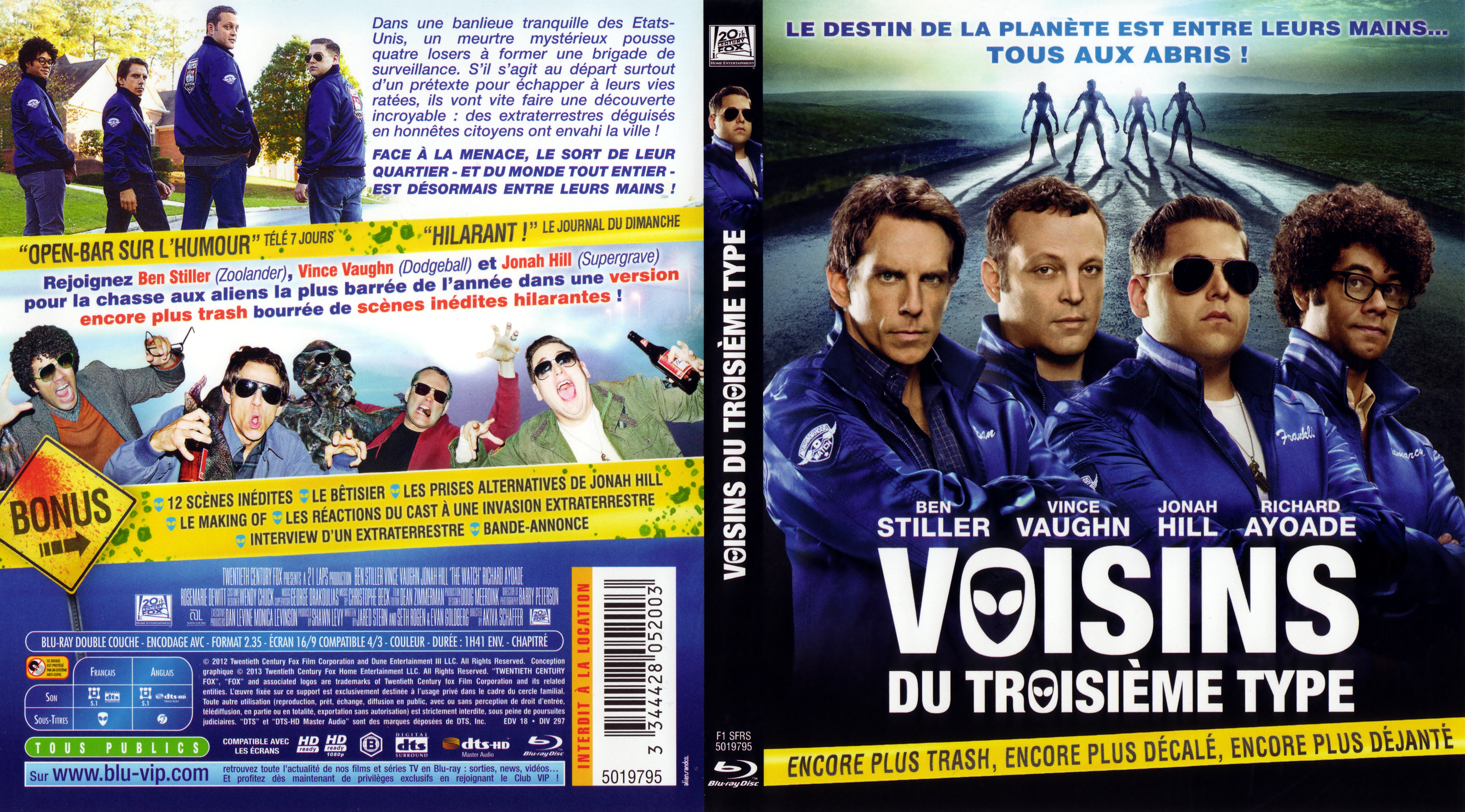 Jaquette DVD Voisins du troisieme type (BLU-RAY)