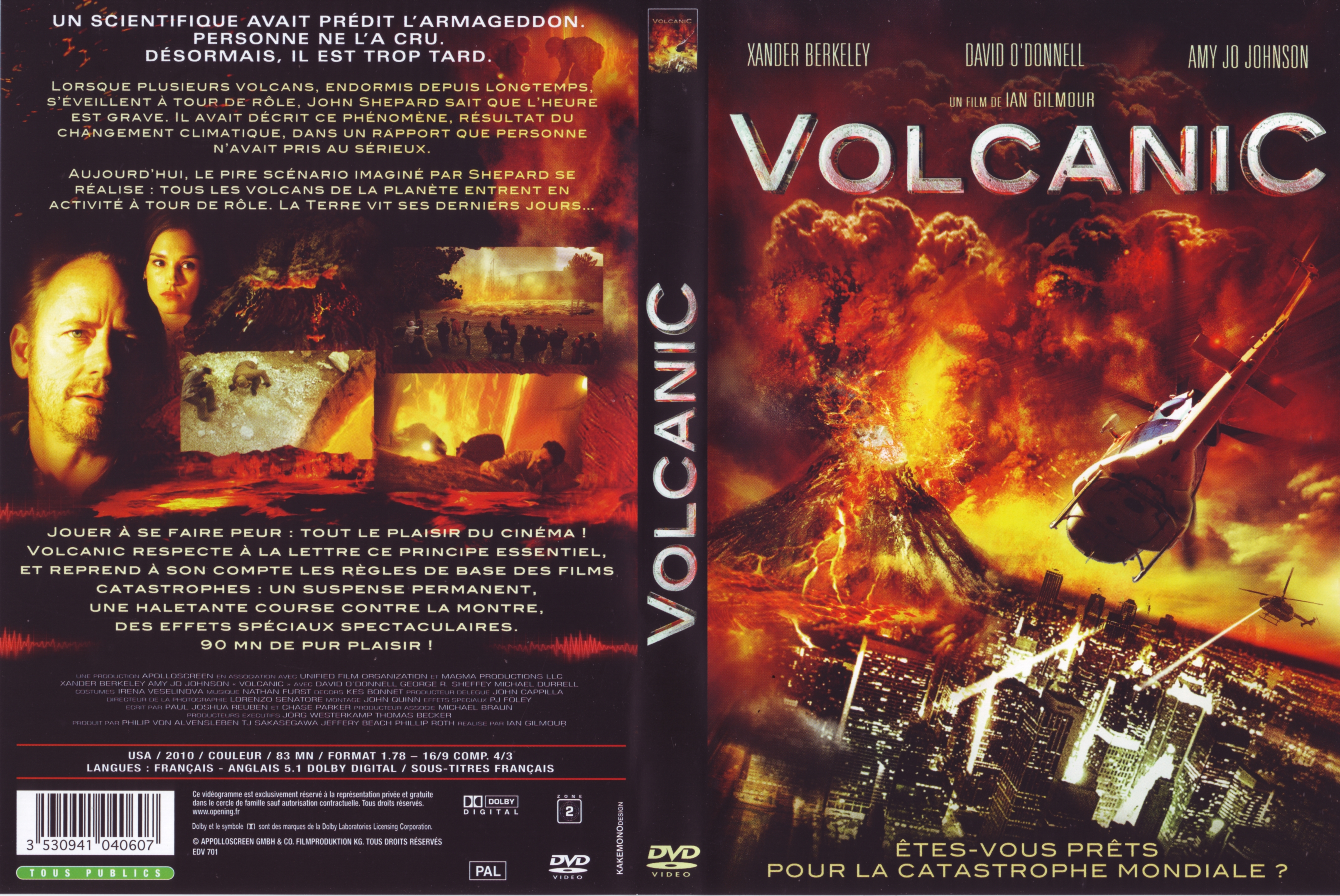 Jaquette DVD Volcanic