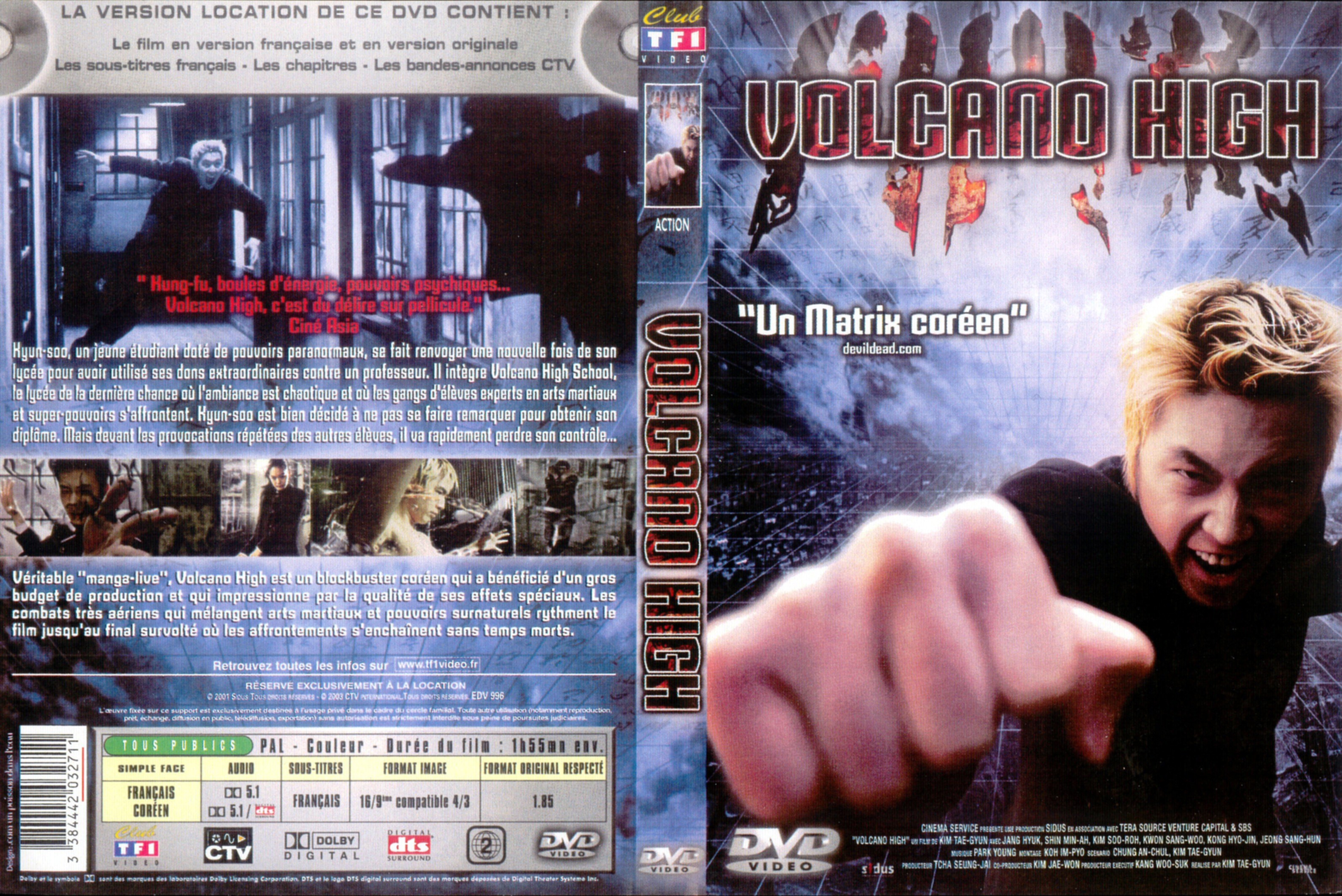 Jaquette DVD Volcano high