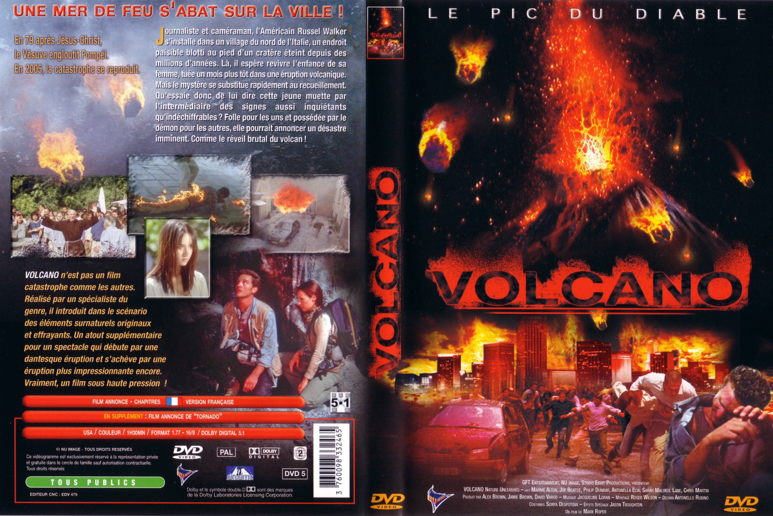 Jaquette DVD Volcano le pic du diable