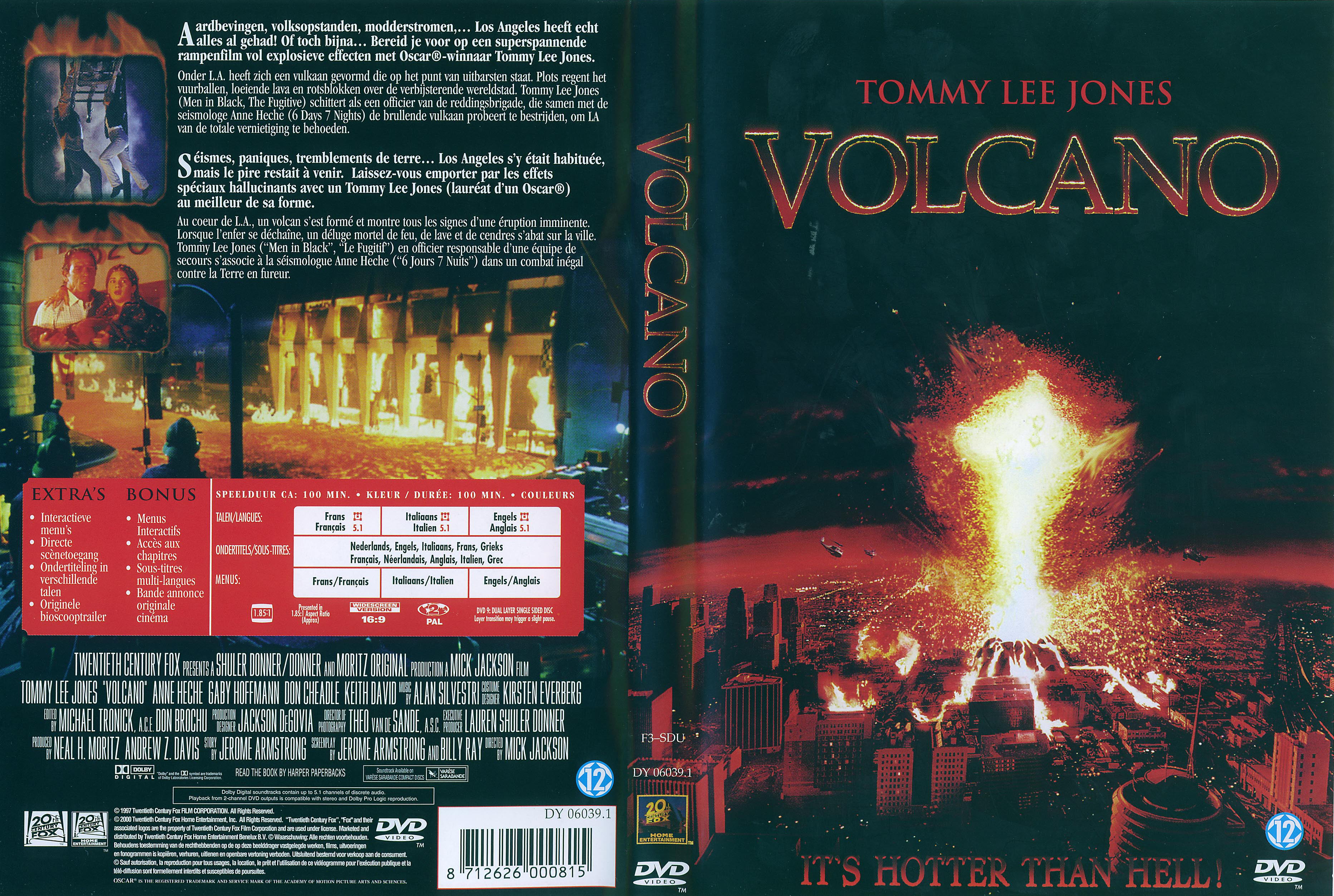Jaquette DVD Volcano v2