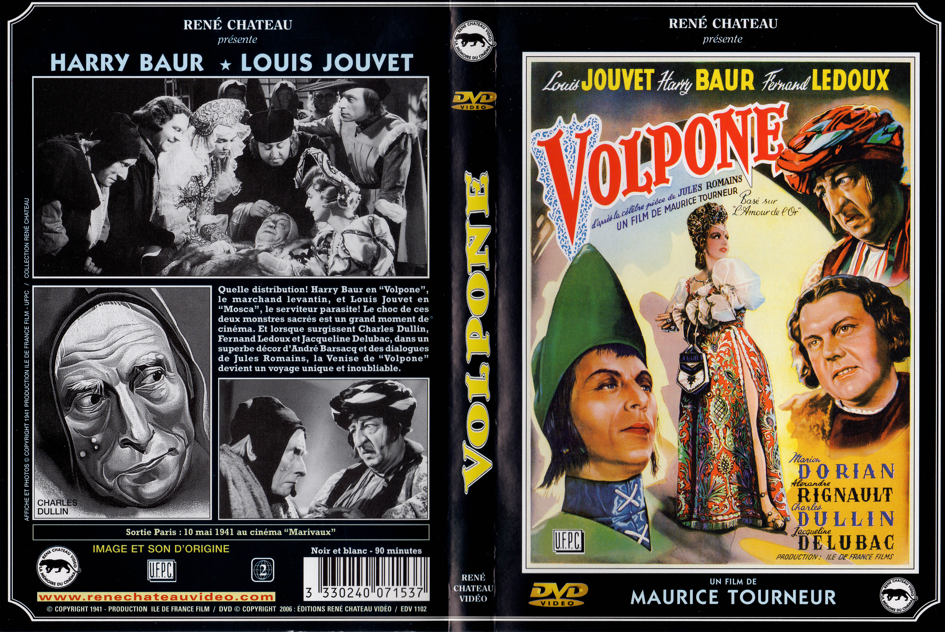 Jaquette DVD Volpone