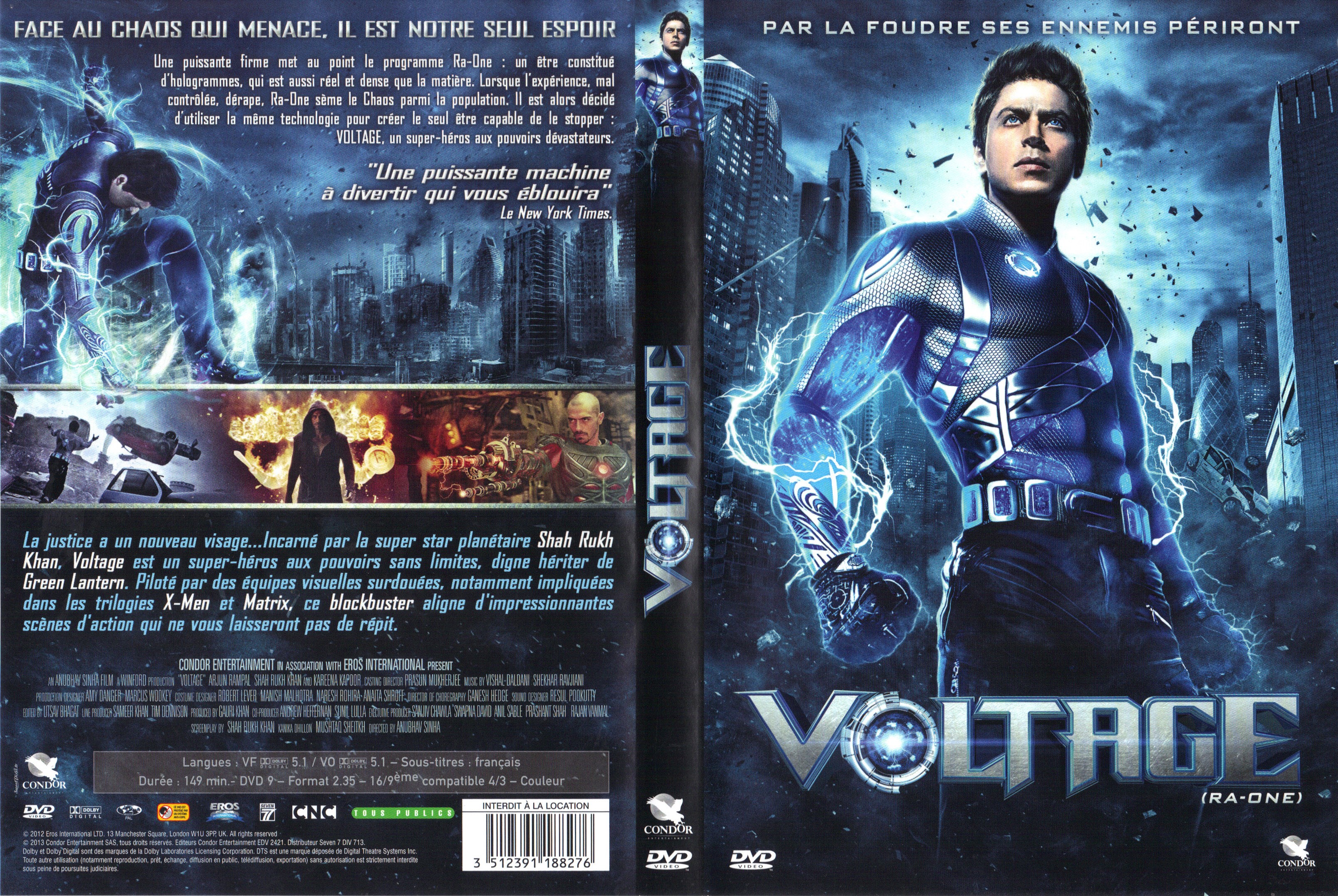 Jaquette DVD Voltage