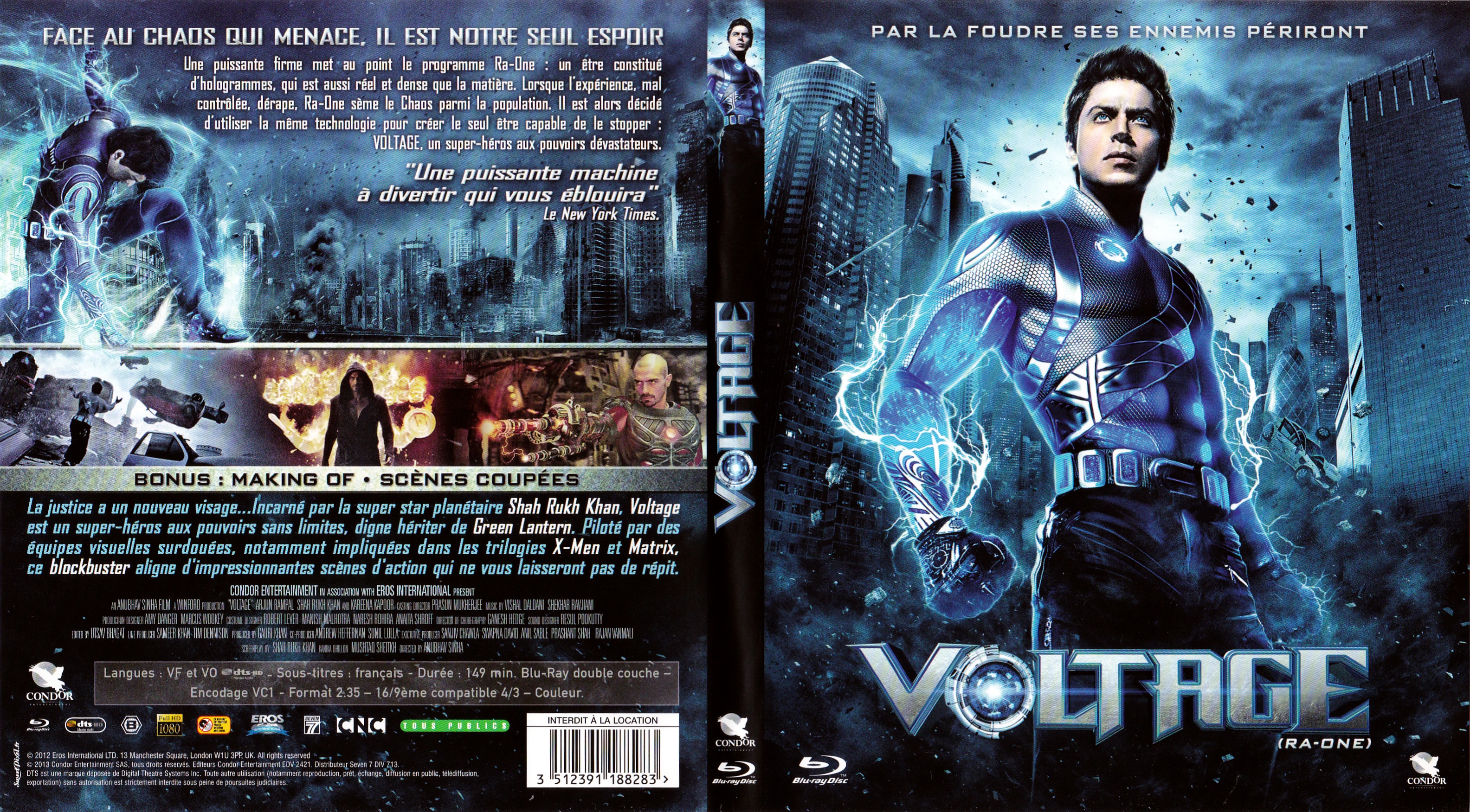 Jaquette DVD Voltage (BLU-RAY)