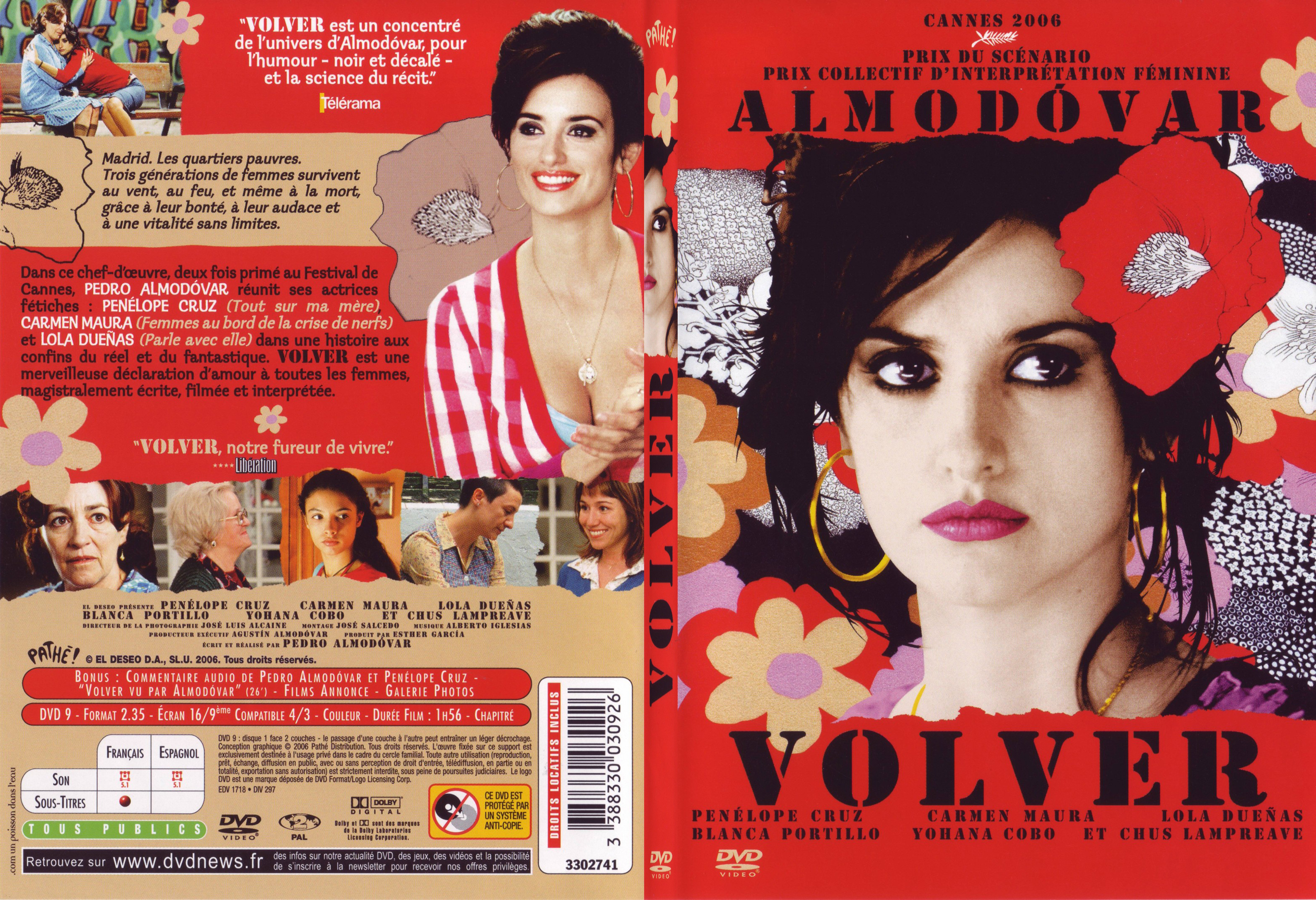 Jaquette DVD Volver - SLIM