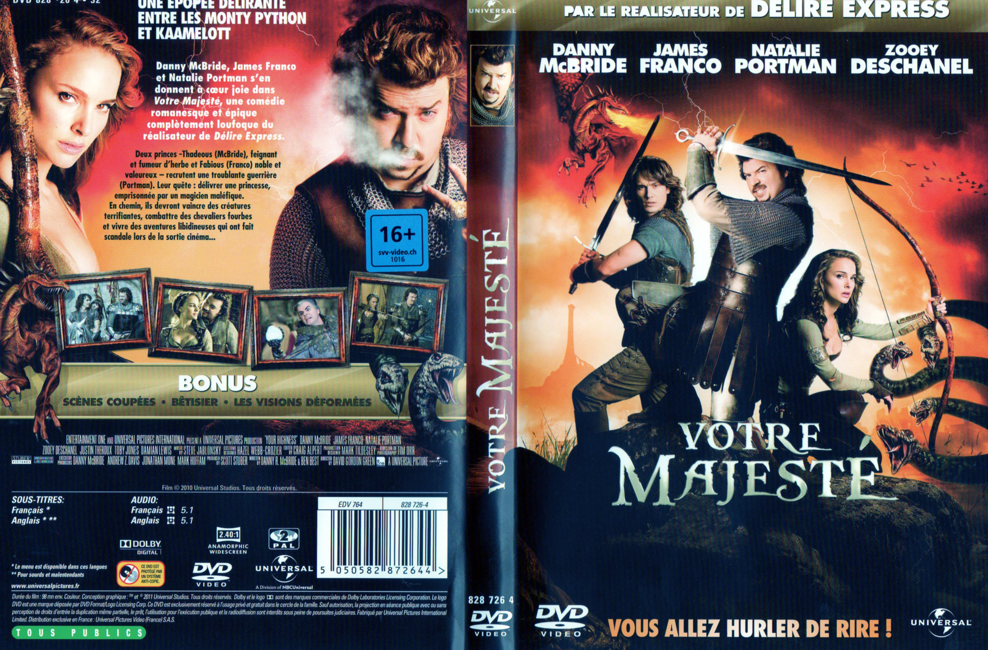 Jaquette DVD Votre majest