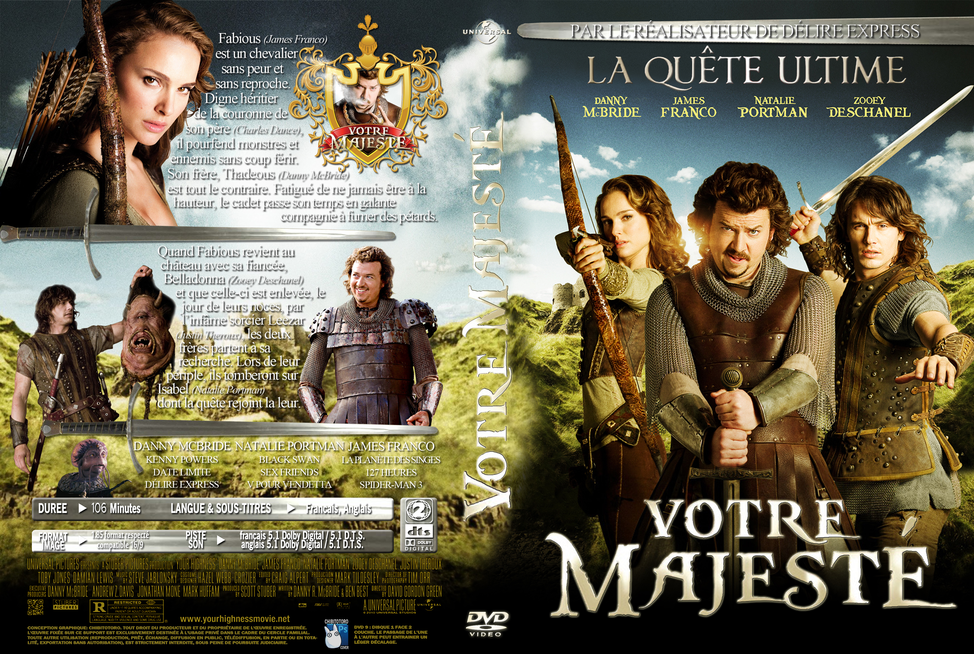 Jaquette DVD Votre majest custom