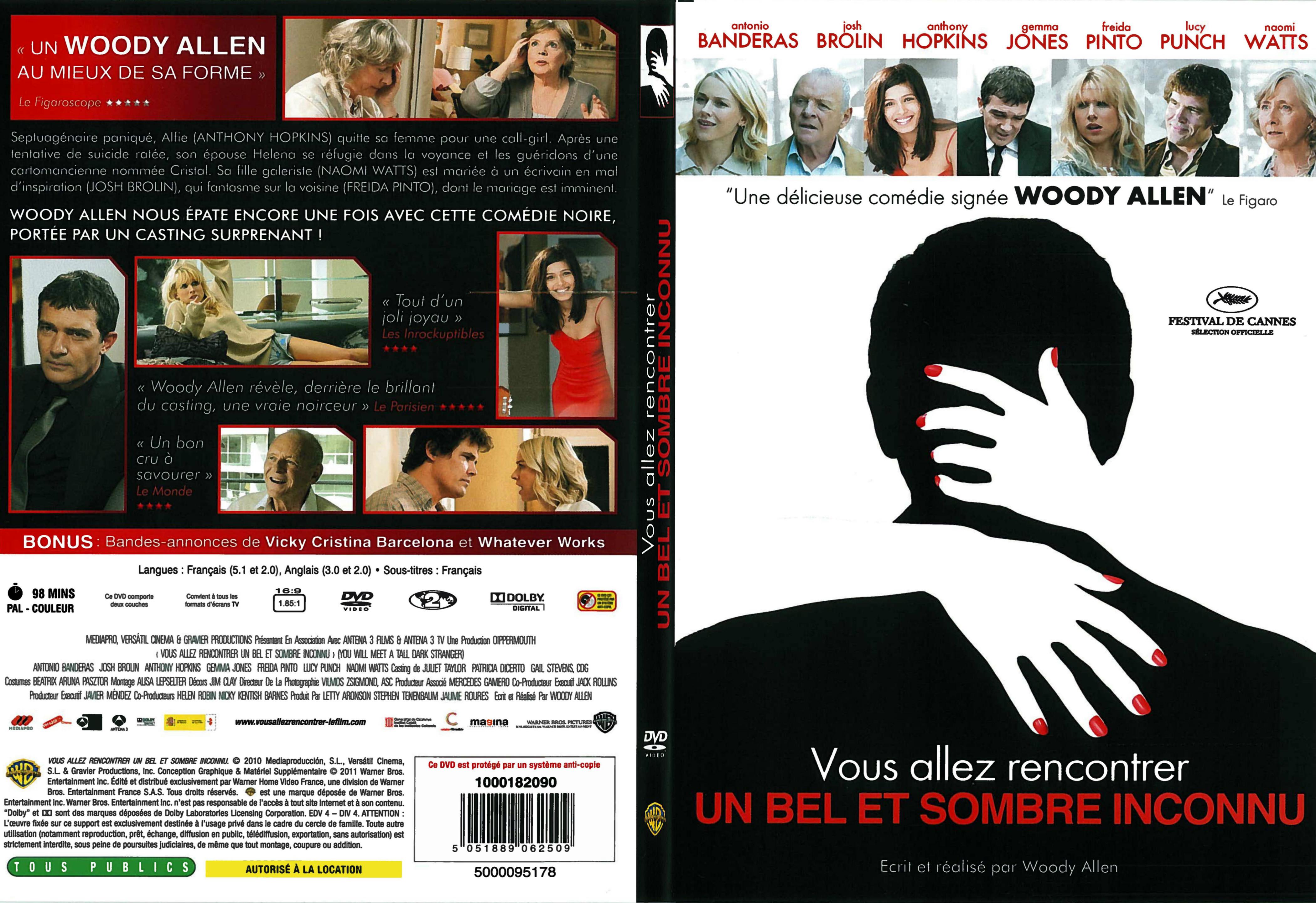 Jaquette DVD Vous allez rencontrer un bel et sombre inconnu - SLIM