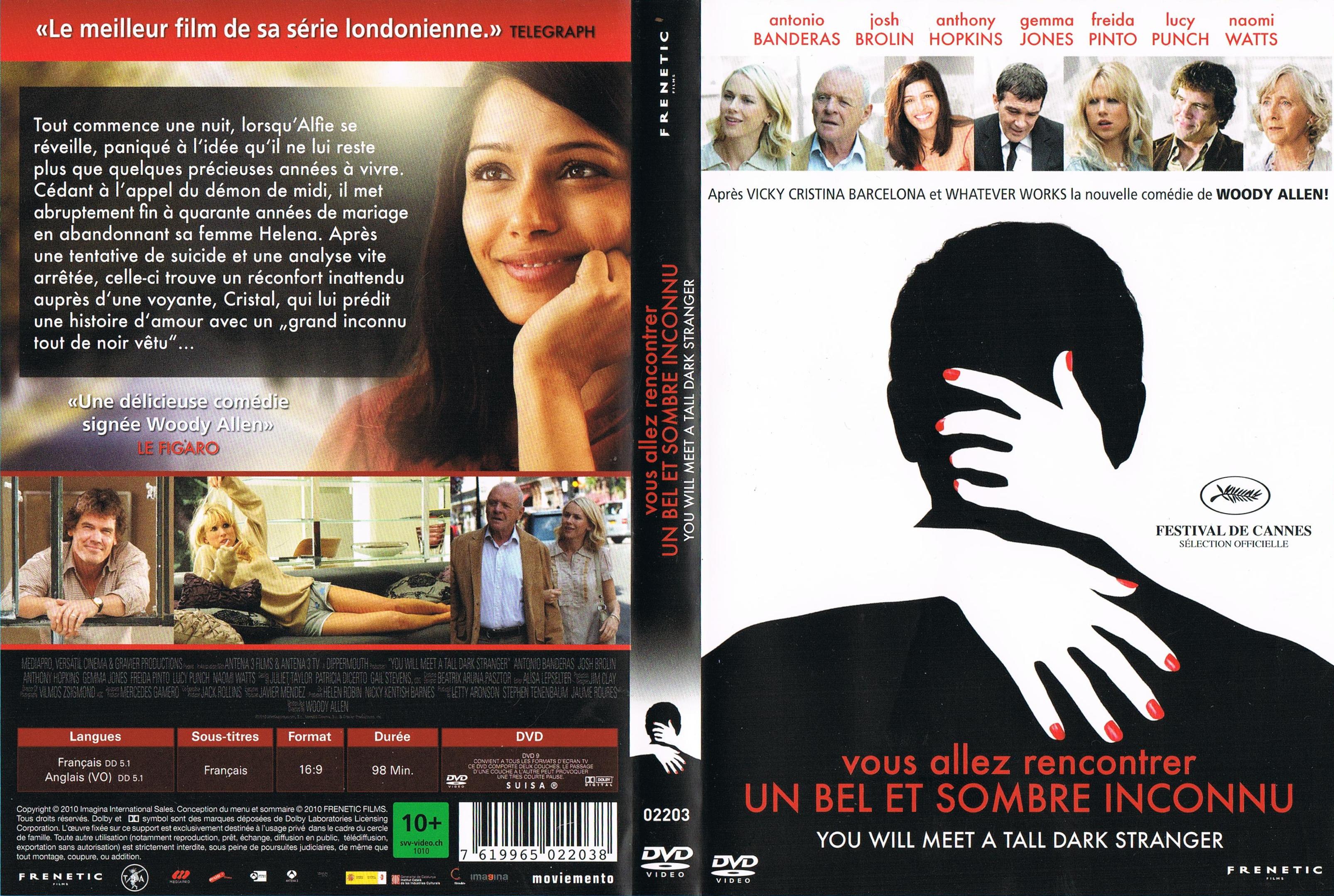 Jaquette DVD Vous allez rencontrer un bel et sombre inconnu v2